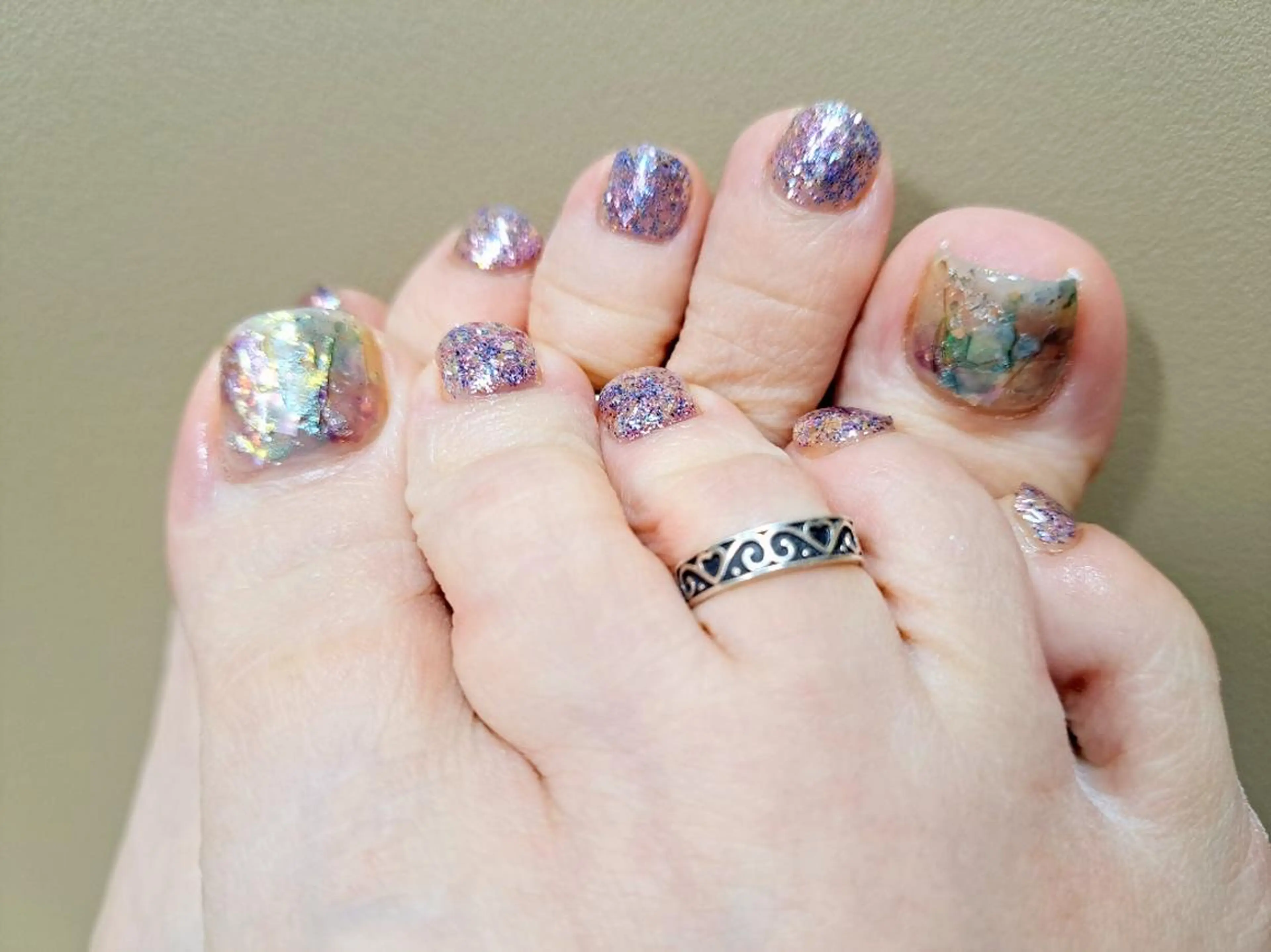 ネイル ラメ(グリッター) ハンドネイル フットネイル Lupinus所属・Lupinus ルピナスのネイルデザイン