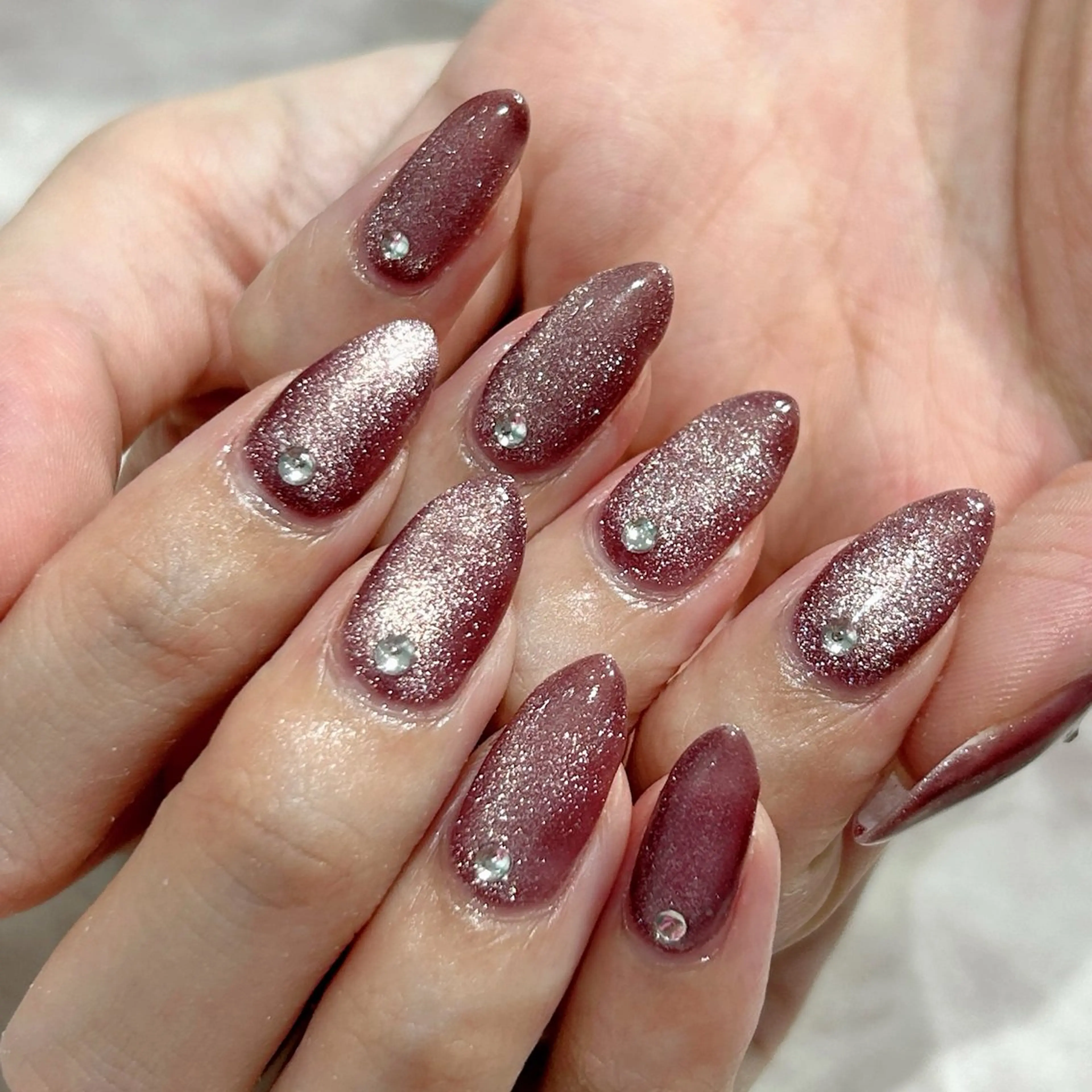 ネイル はあとねいる筑紫口店 Hitomiのネイルデザイン