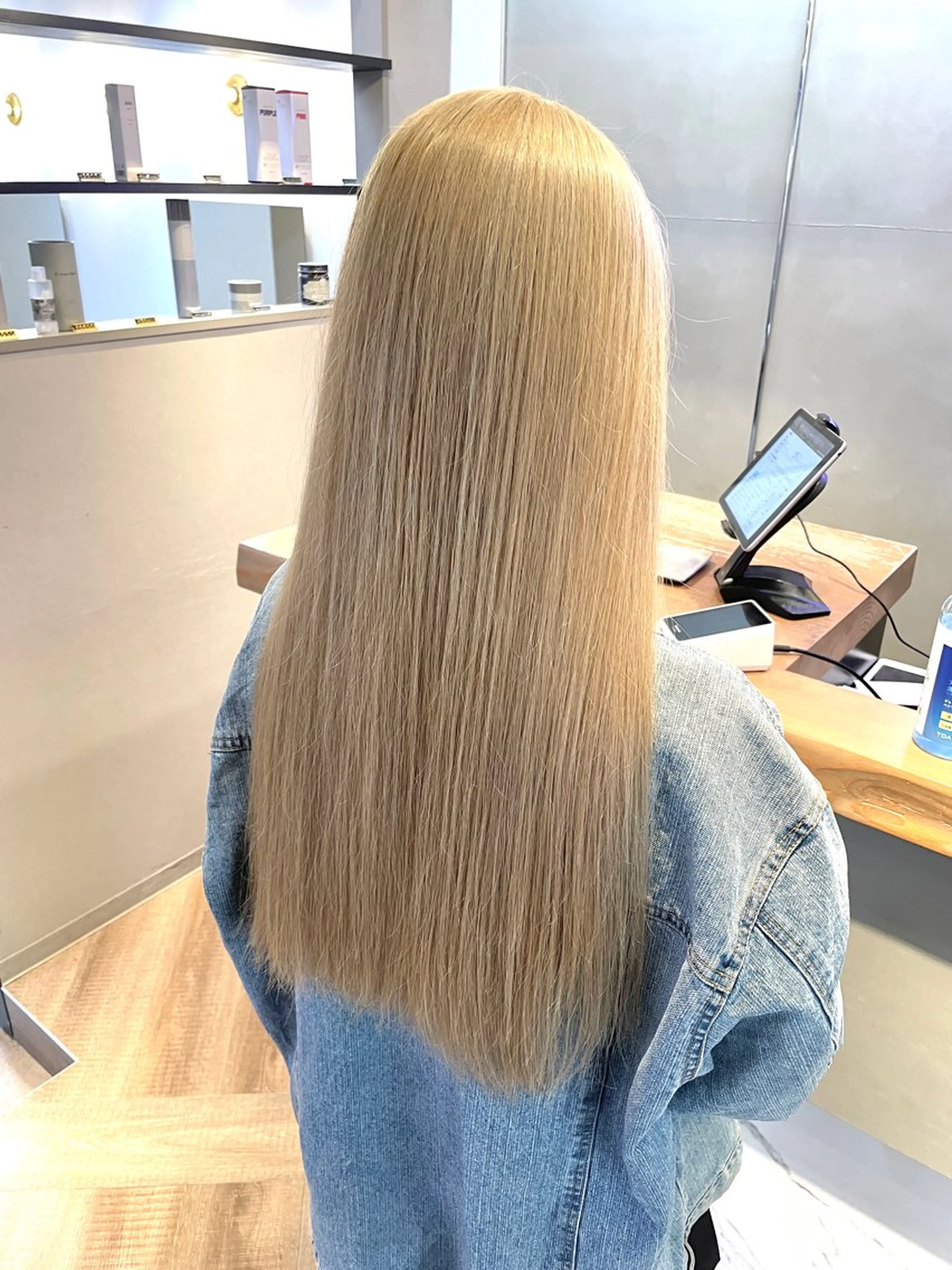 ロング ヘアカラー トリートメント 16日~benji 福間店です　長木のヘアスタイル