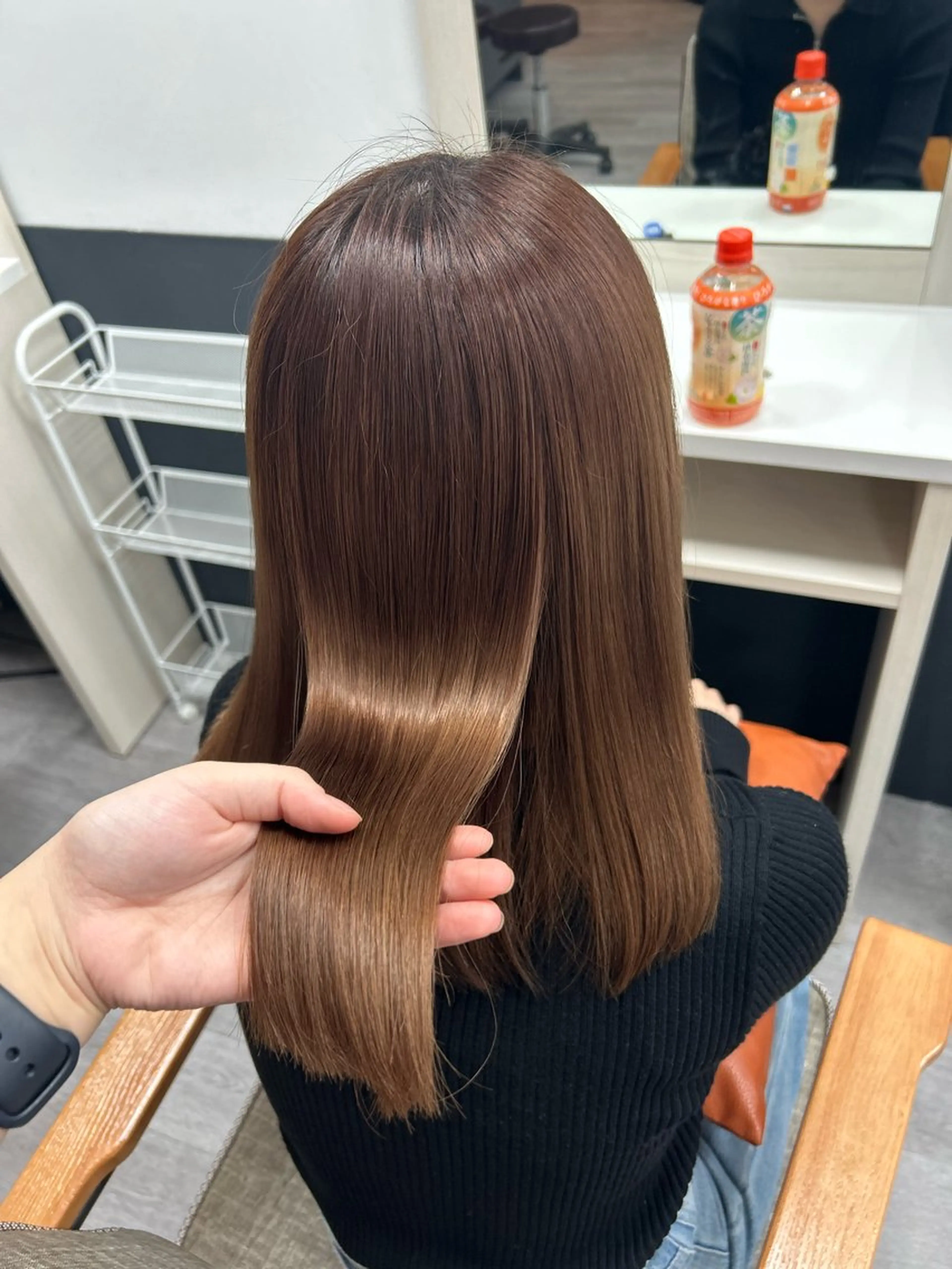 ロング カット ヘアカラー 艶髪カラー┊︎ レイヤーボブ🍀きりのヘアスタイル