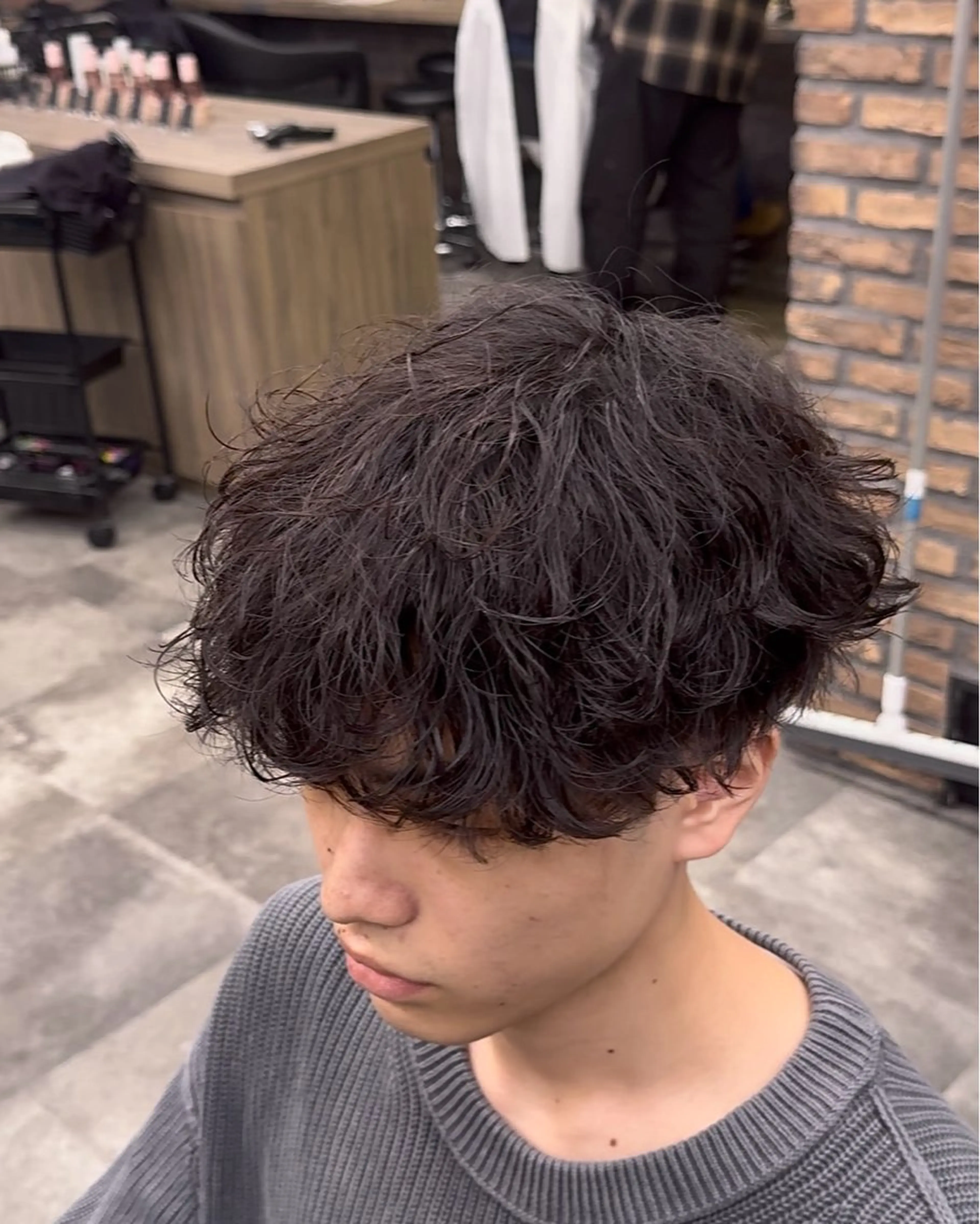 パーマ メンズ カット パーマ パーマ特化/ MANARUのヘアスタイル