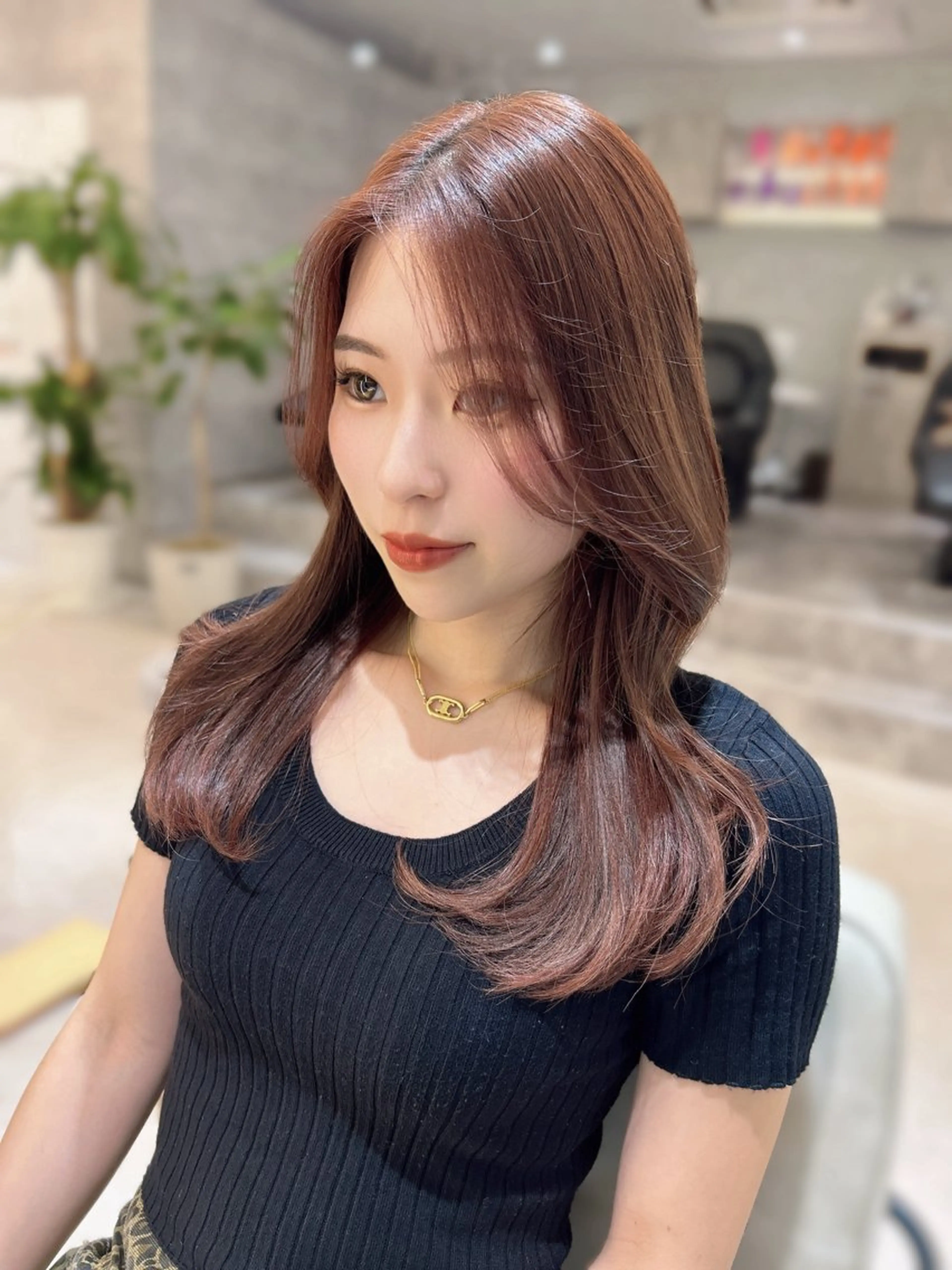 セミロング カット ヘアカラー トリートメント 髪質改善支持率 NO.1/韓国風💎のヘアスタイル