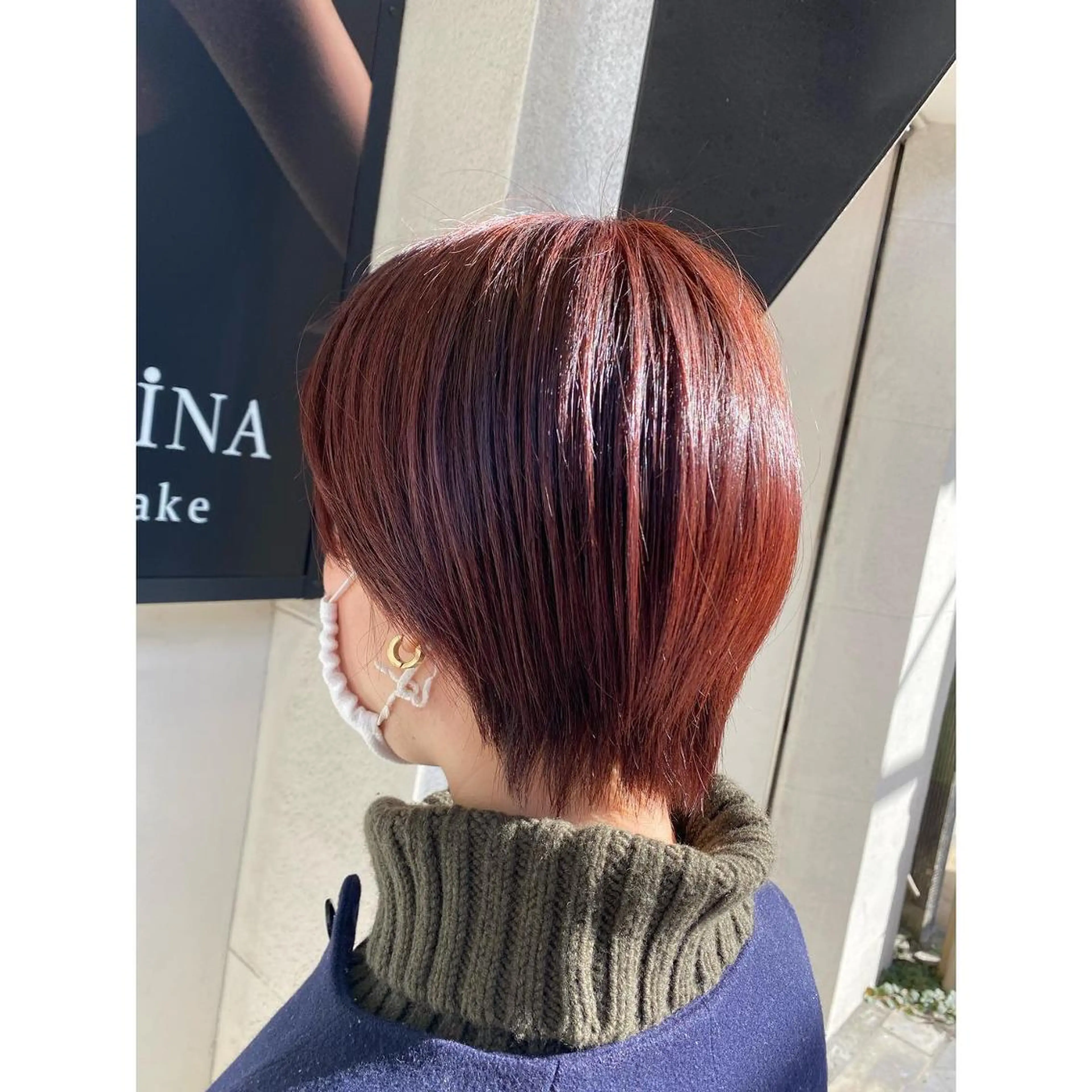 ミディアム カラー パーマ ベージュカラー ブリーチ ブラウンカラー 透明感カラー グレージュ オーガニックカラー/ 髪質改善/暗髪/ボブのその他イメージ