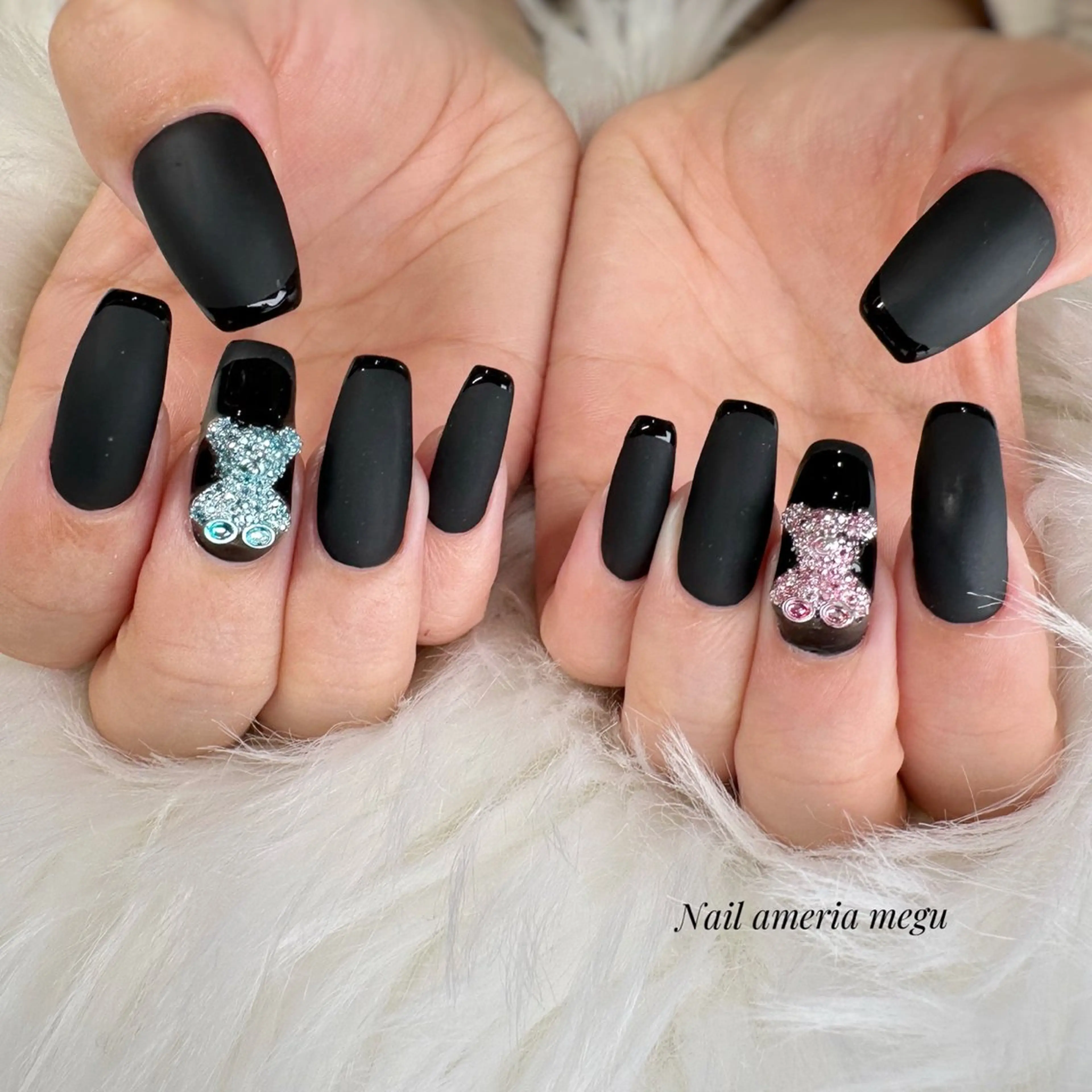 ネイル マットネイル ハンドネイル Nail ameria megu所属・ameria meguのネイルデザイン