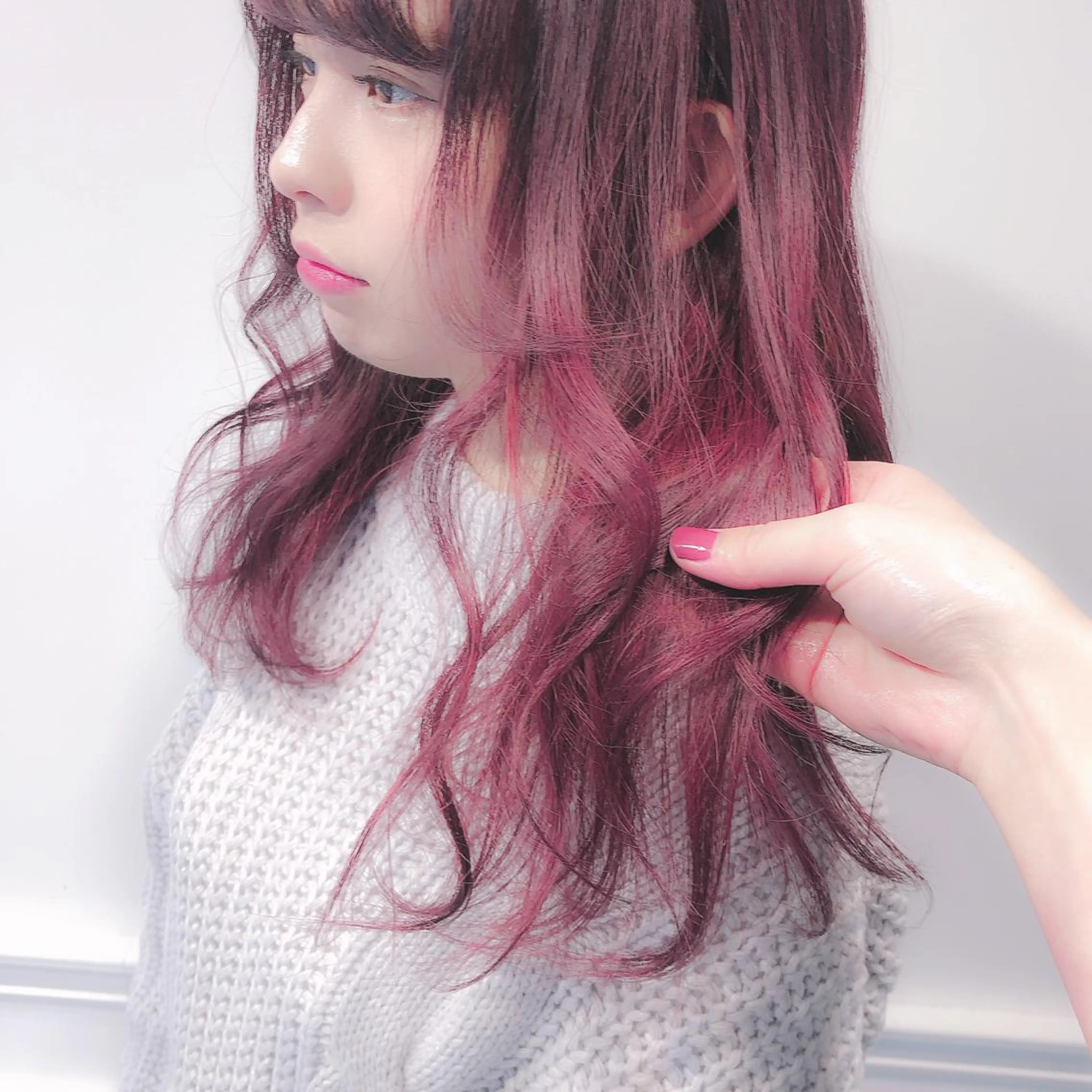 ロング カラー ブリーチ miyu /トレンド カラー×艶髪のヘアスタイル