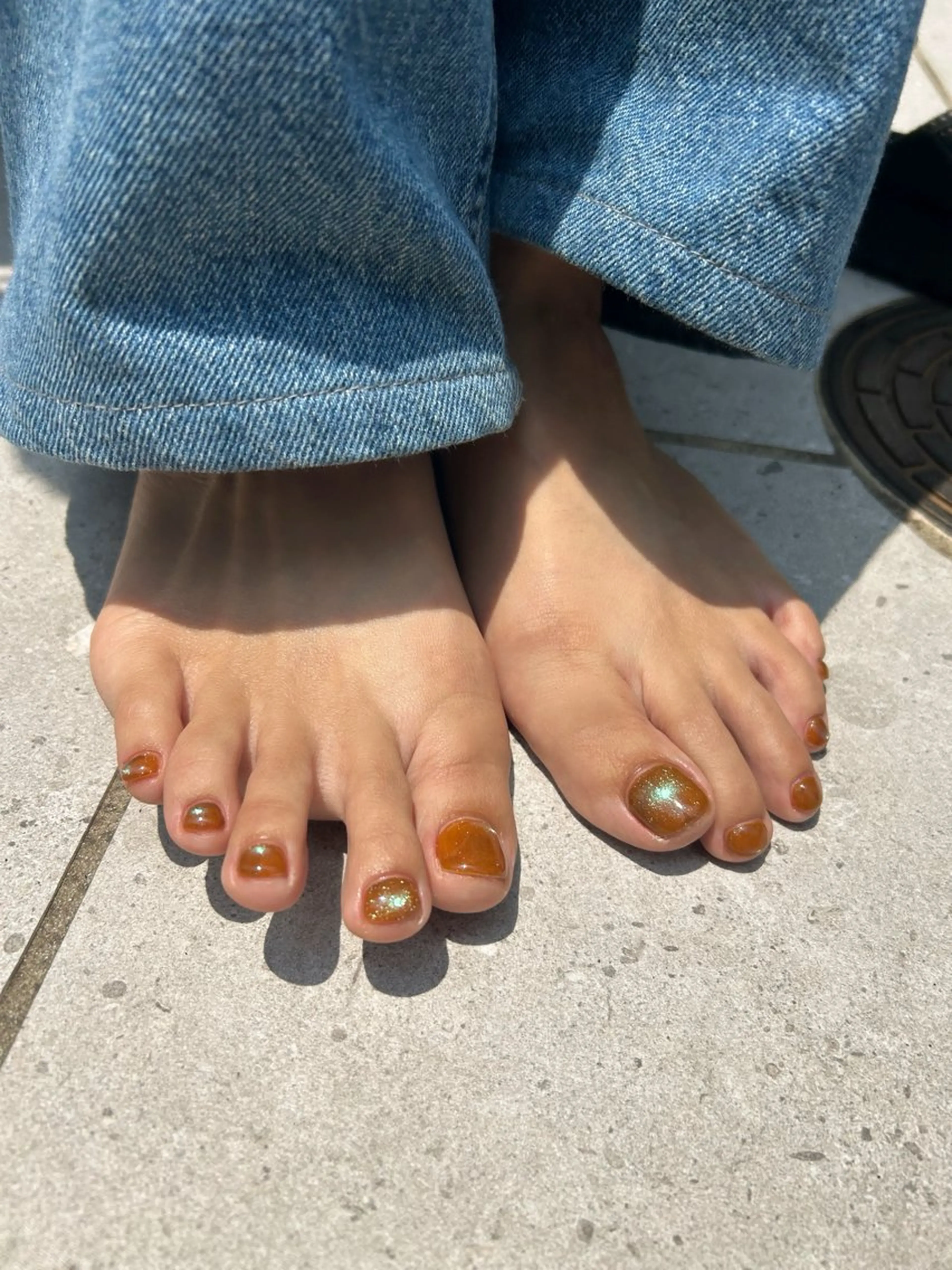 ネイル マグネットネイル フットネイル mew //// shinoのネイルデザイン