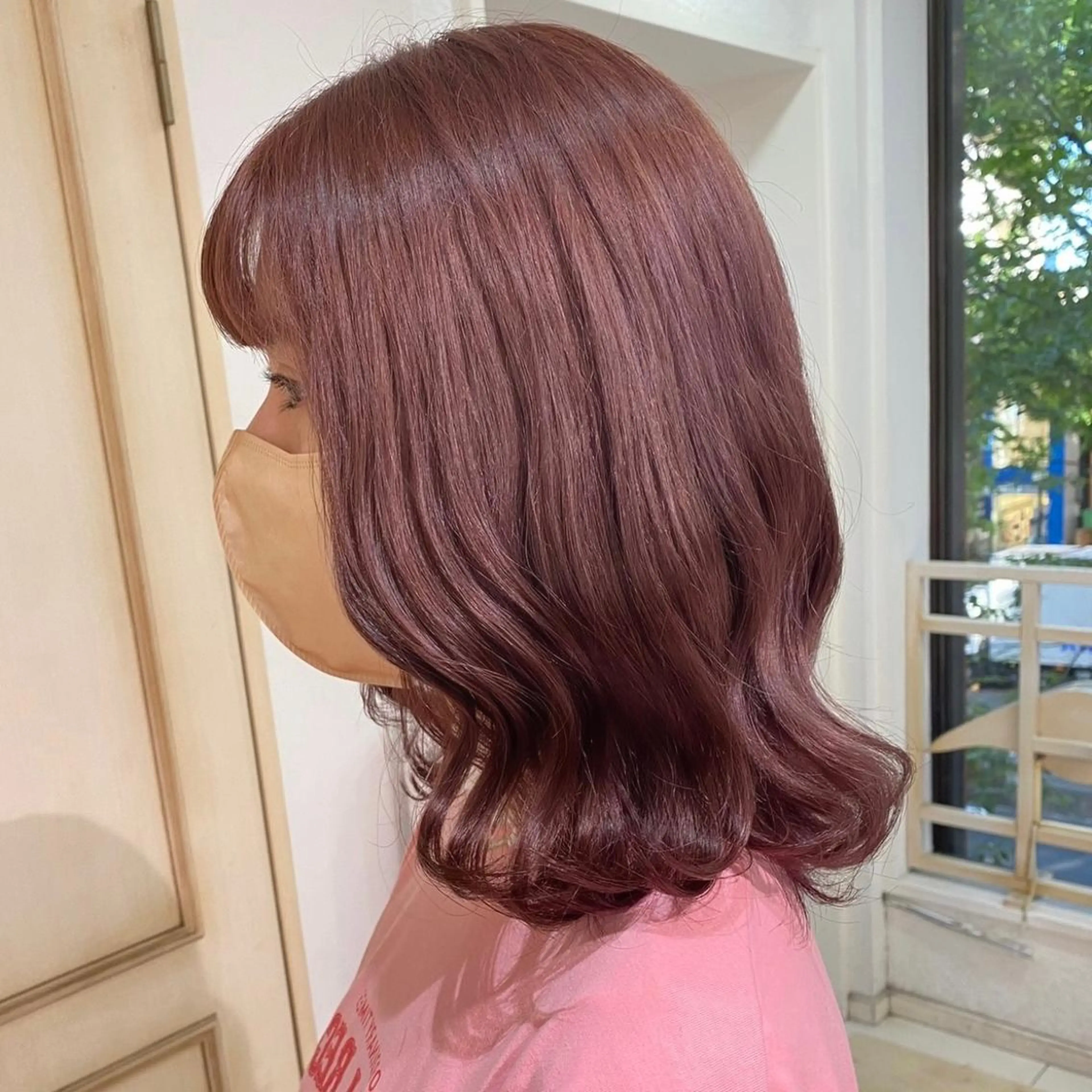 セミロング 透明感カラー 古山 結季🌙🖤のヘアスタイル