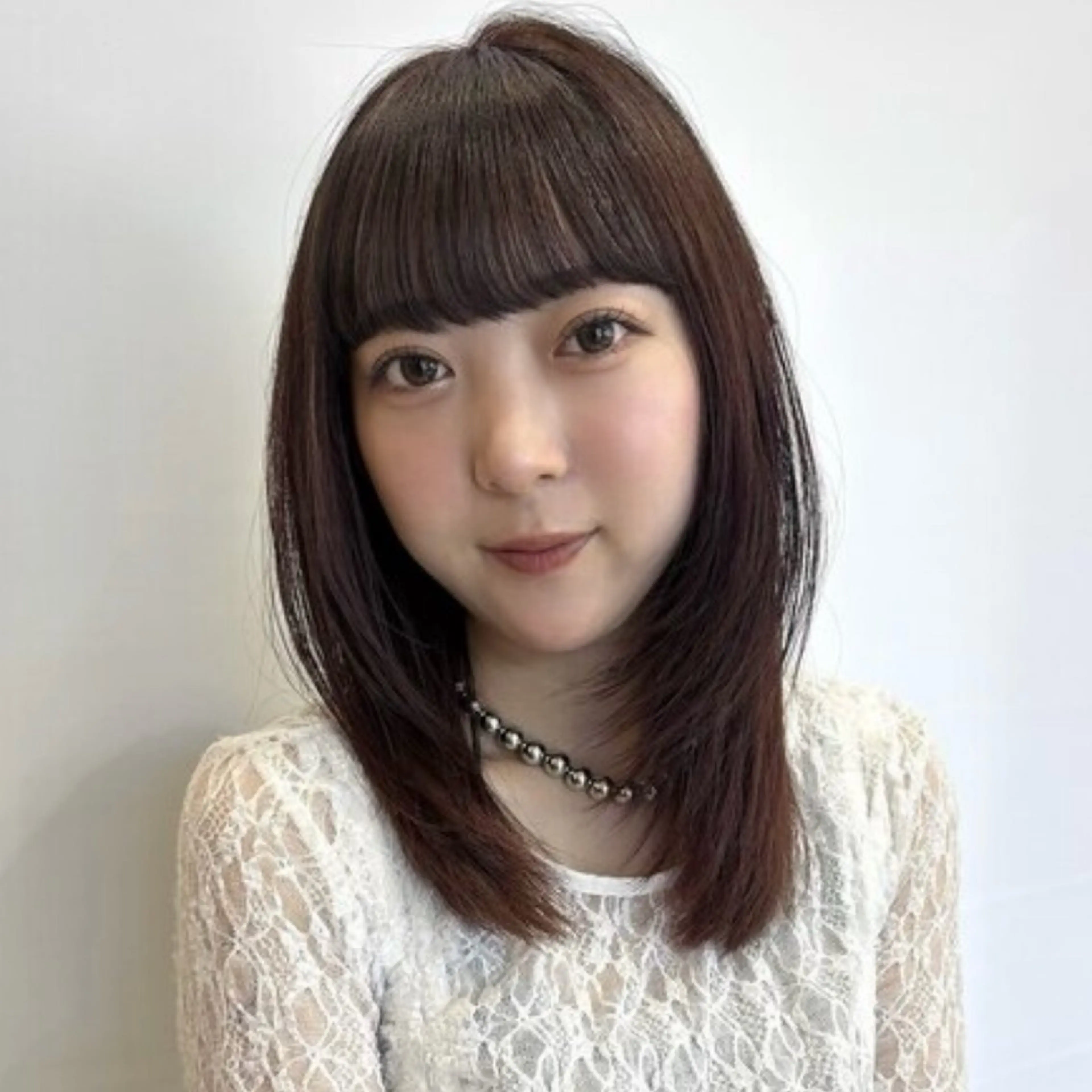 セミロング カラー カット ヘアカラー トリートメント レイヤー/暖色カラー 🎀はるのヘアスタイル