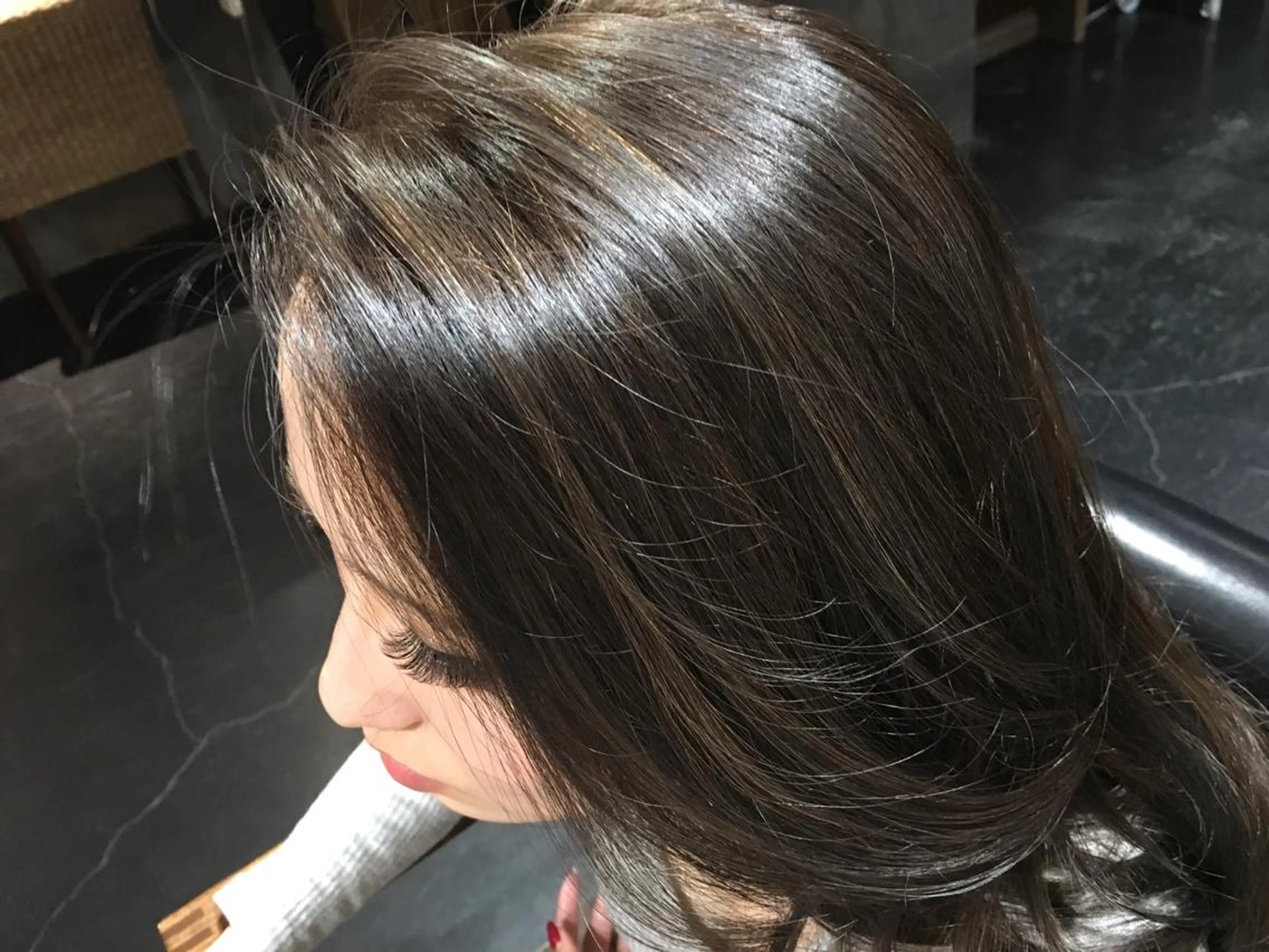 ロング カラー 【ヌーベルバレ】 ゆきみのヘアスタイル