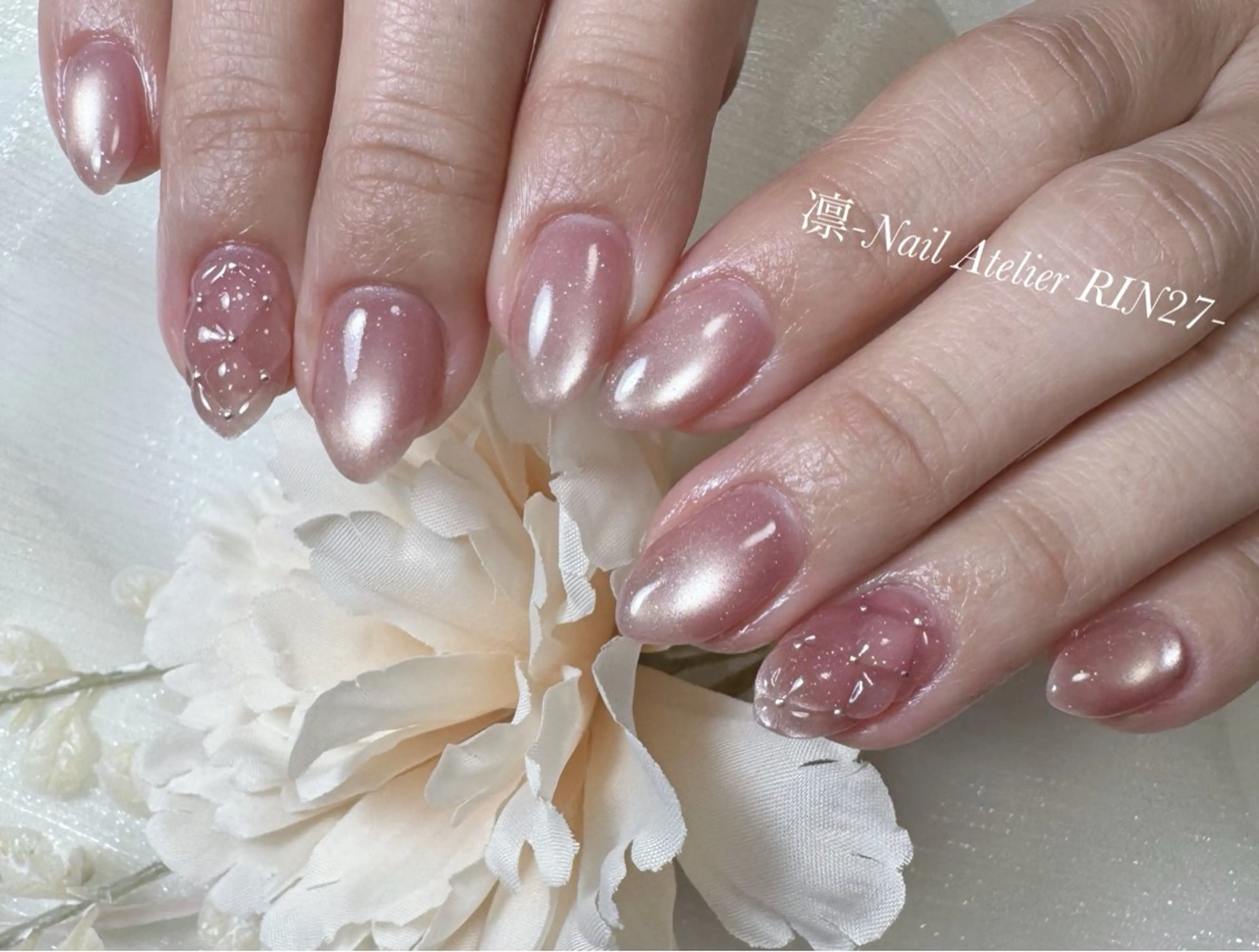 ネイル マグネットネイル ハンドネイル ハンドケア 立川 紋歌のネイルデザイン