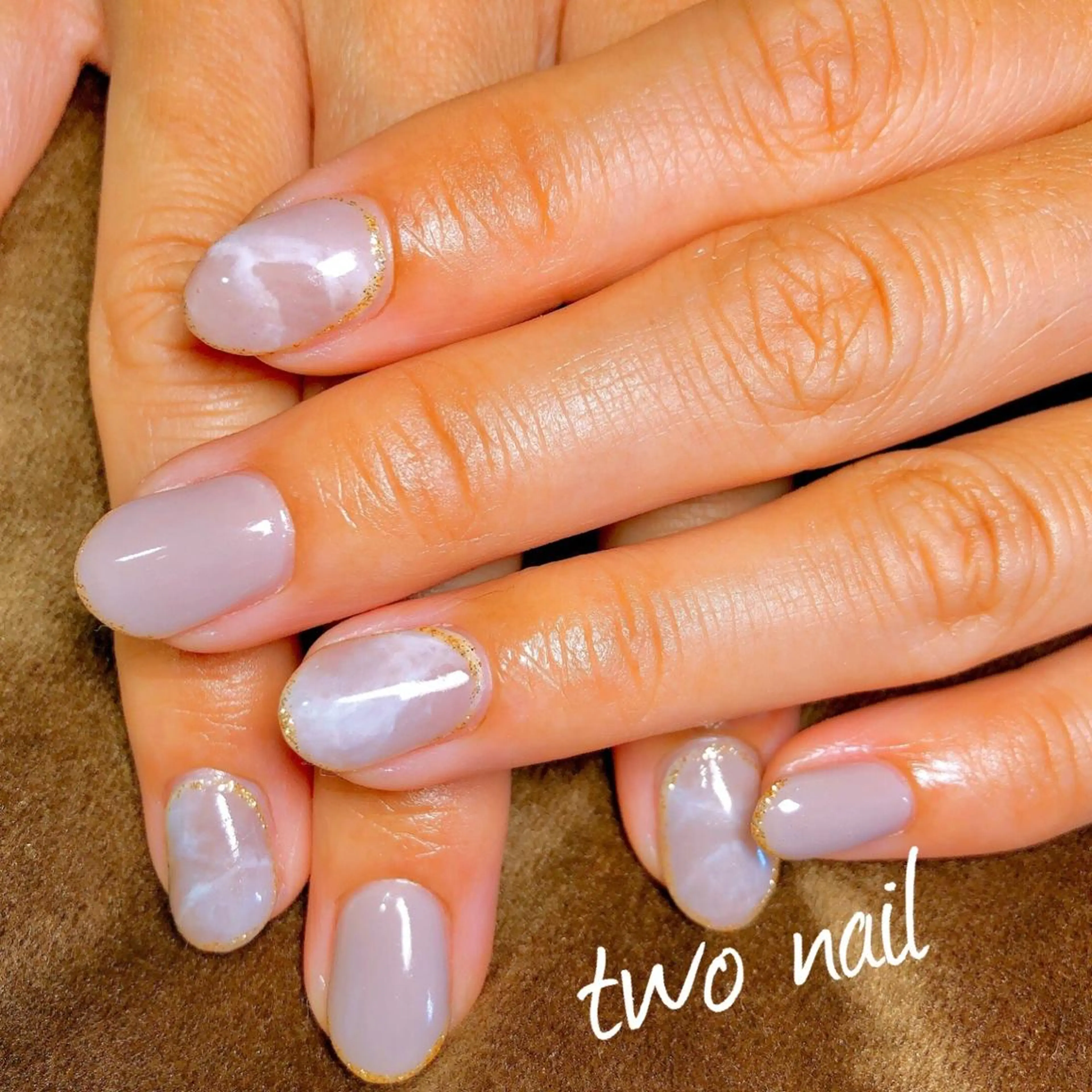 ネイル 大理石ネイル(マーブル) two nailのネイルデザイン