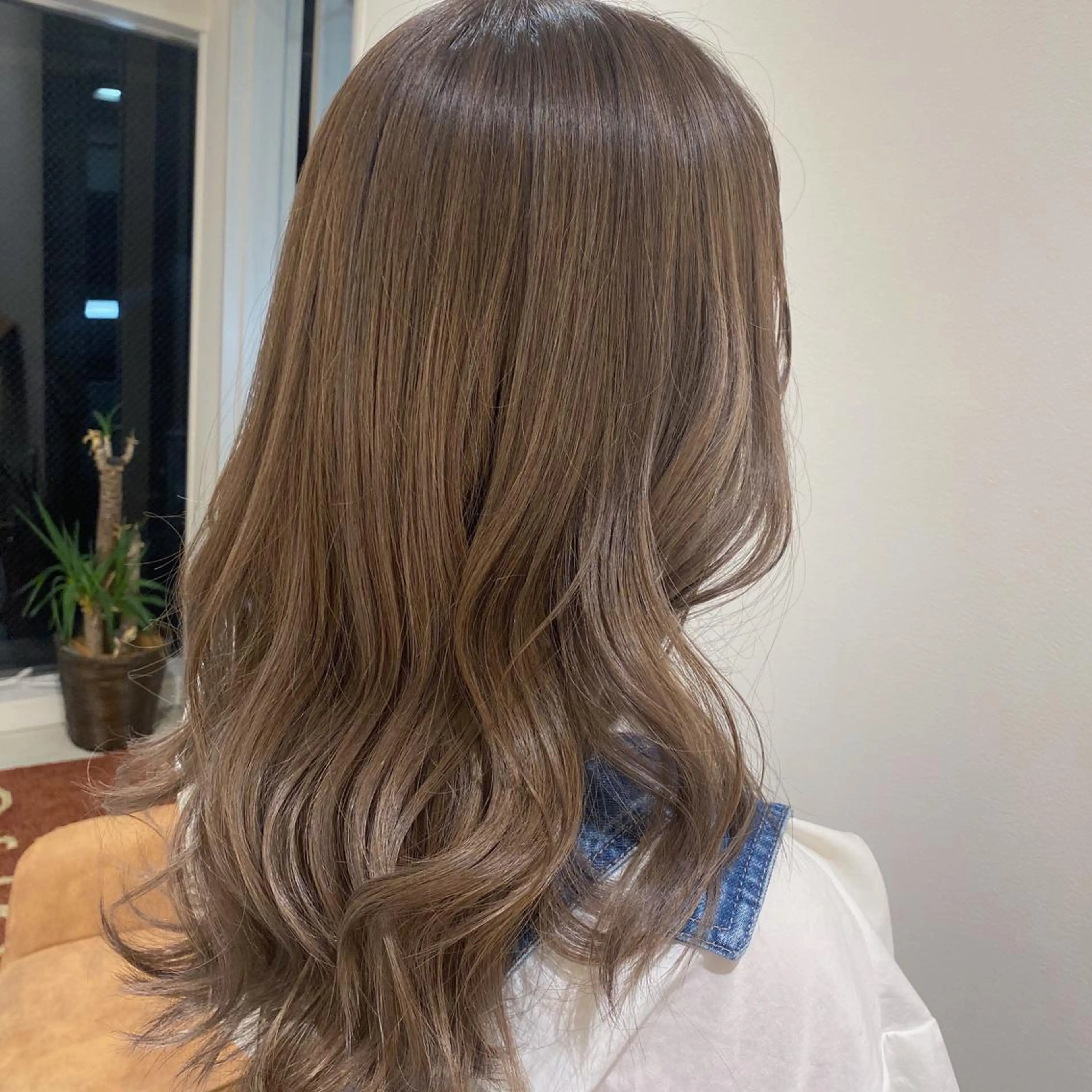 ロング カラー 銀座メンズ専門🖤 小島奈々のヘアスタイル