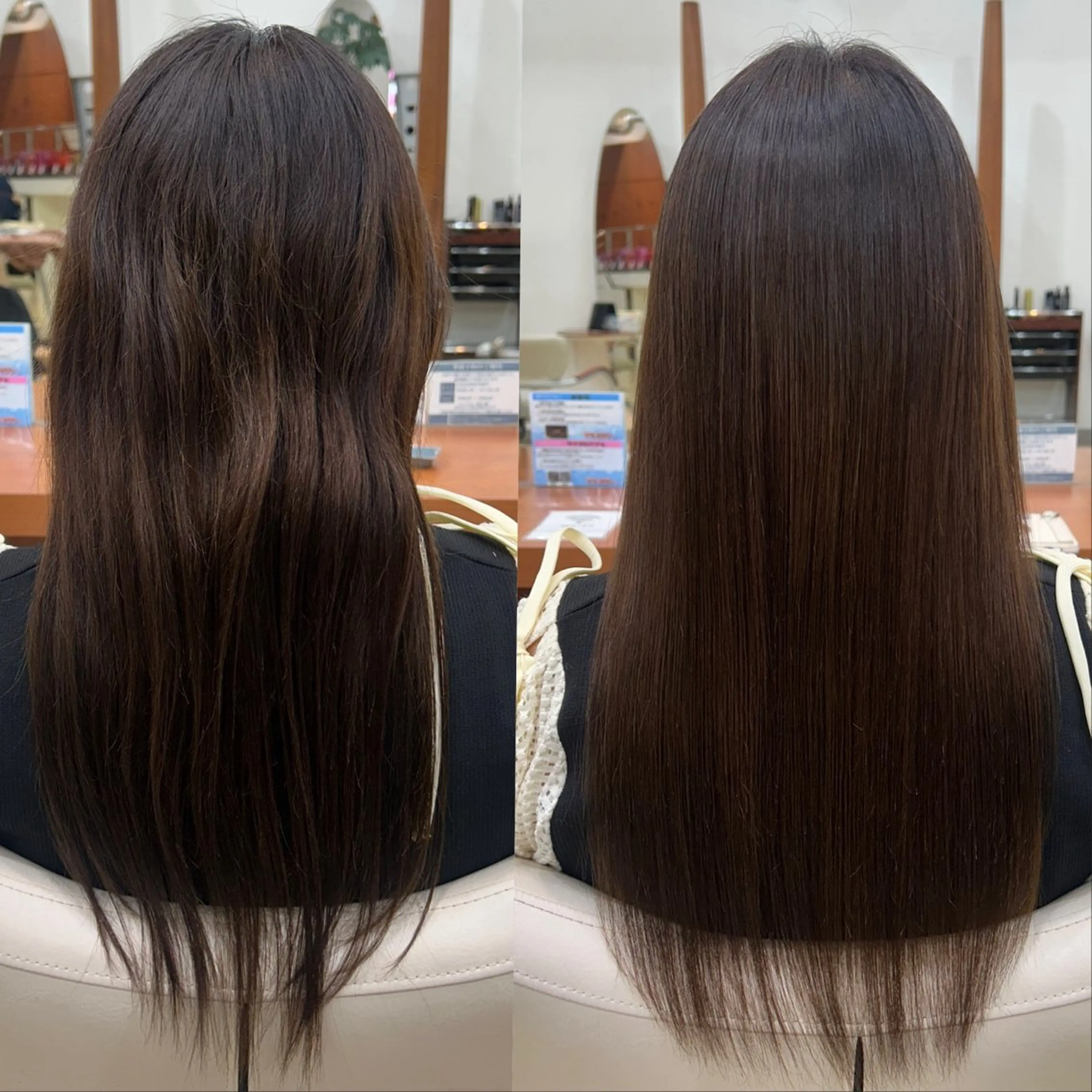 セミロング パーマ 縮毛矯正 縮毛矯正 トリートメント 🦋💜金澤 愛奈💜🦋のヘアスタイル