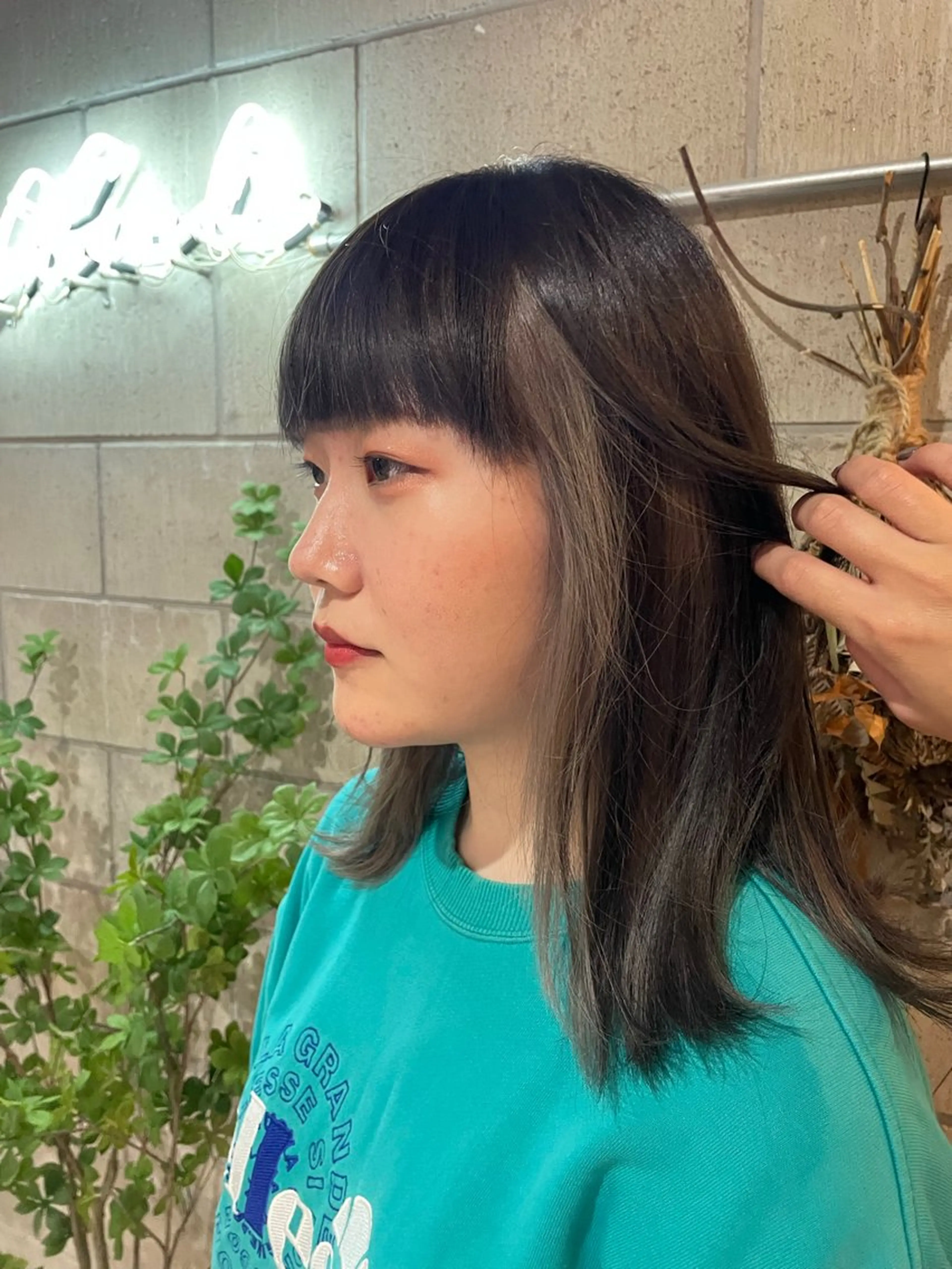 ミディアム カラー 艶髪/透明感カラー/ 韓国/nonokaのヘアスタイル