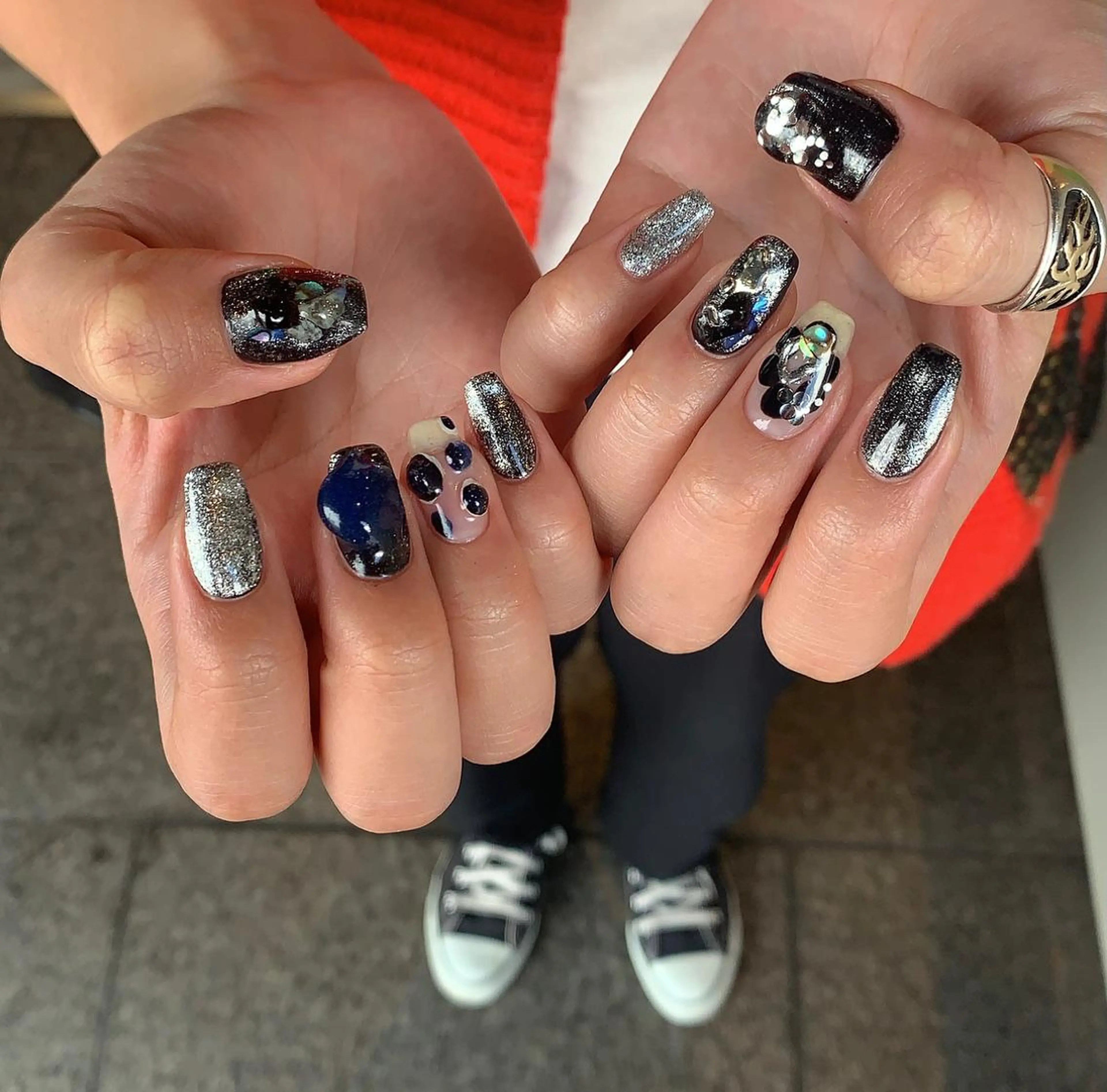 ネイル ハンドネイル にしぐち はるかのネイルデザイン