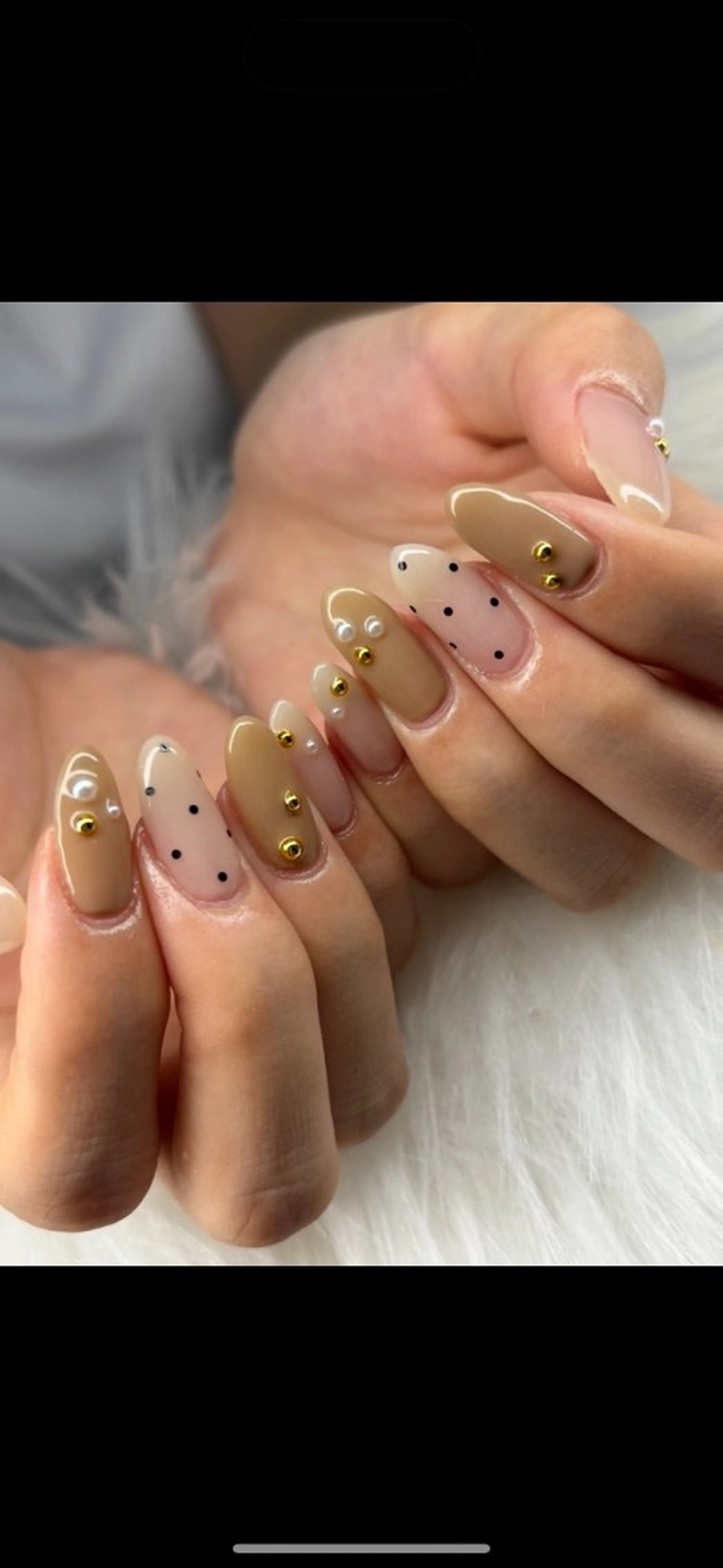 ネイル ハンドネイル 浅草eknail 🖤EMIRIのネイルデザイン