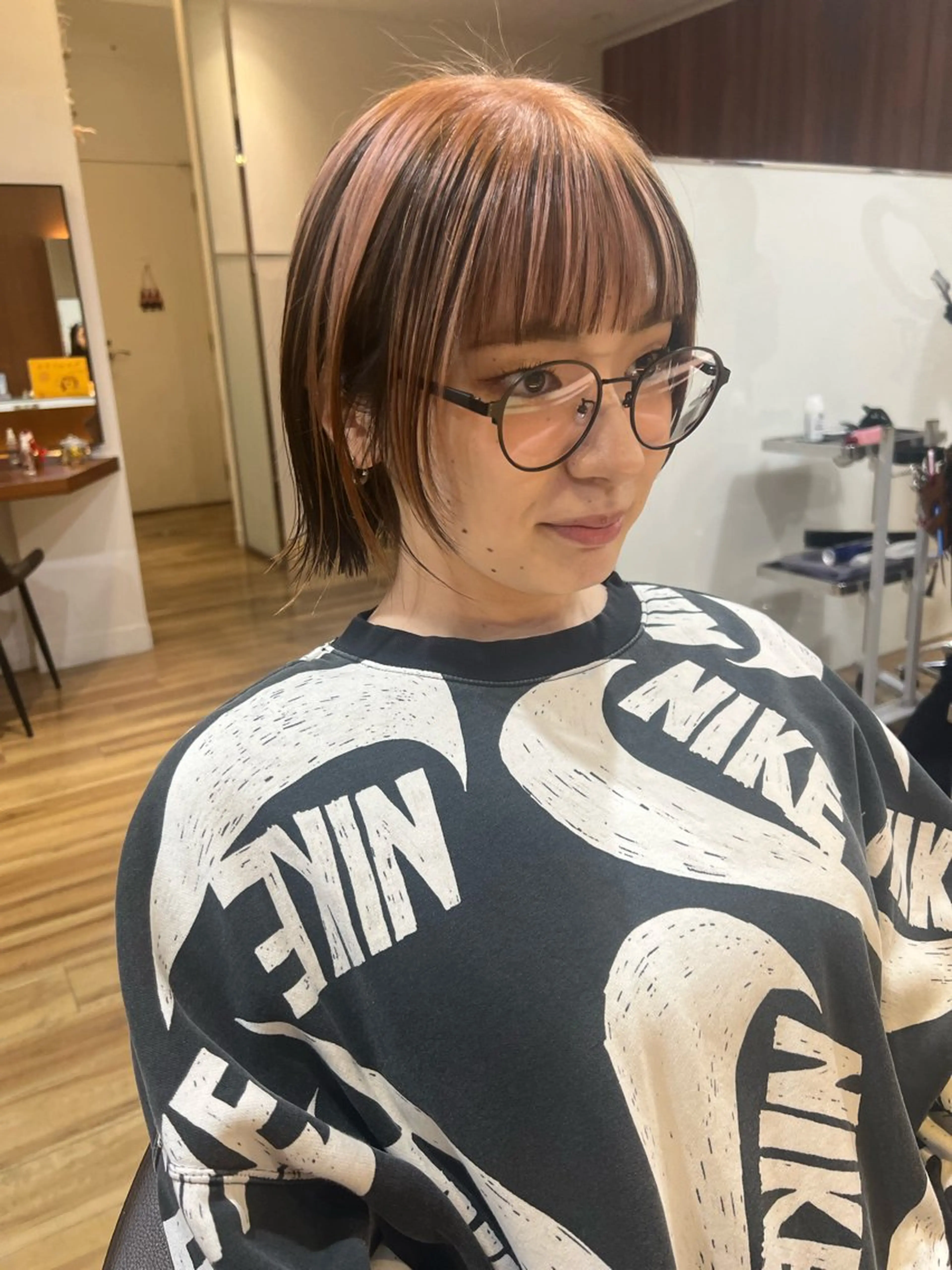 ショート カラー 池田理紗/ bob/メンズカットのヘアスタイル