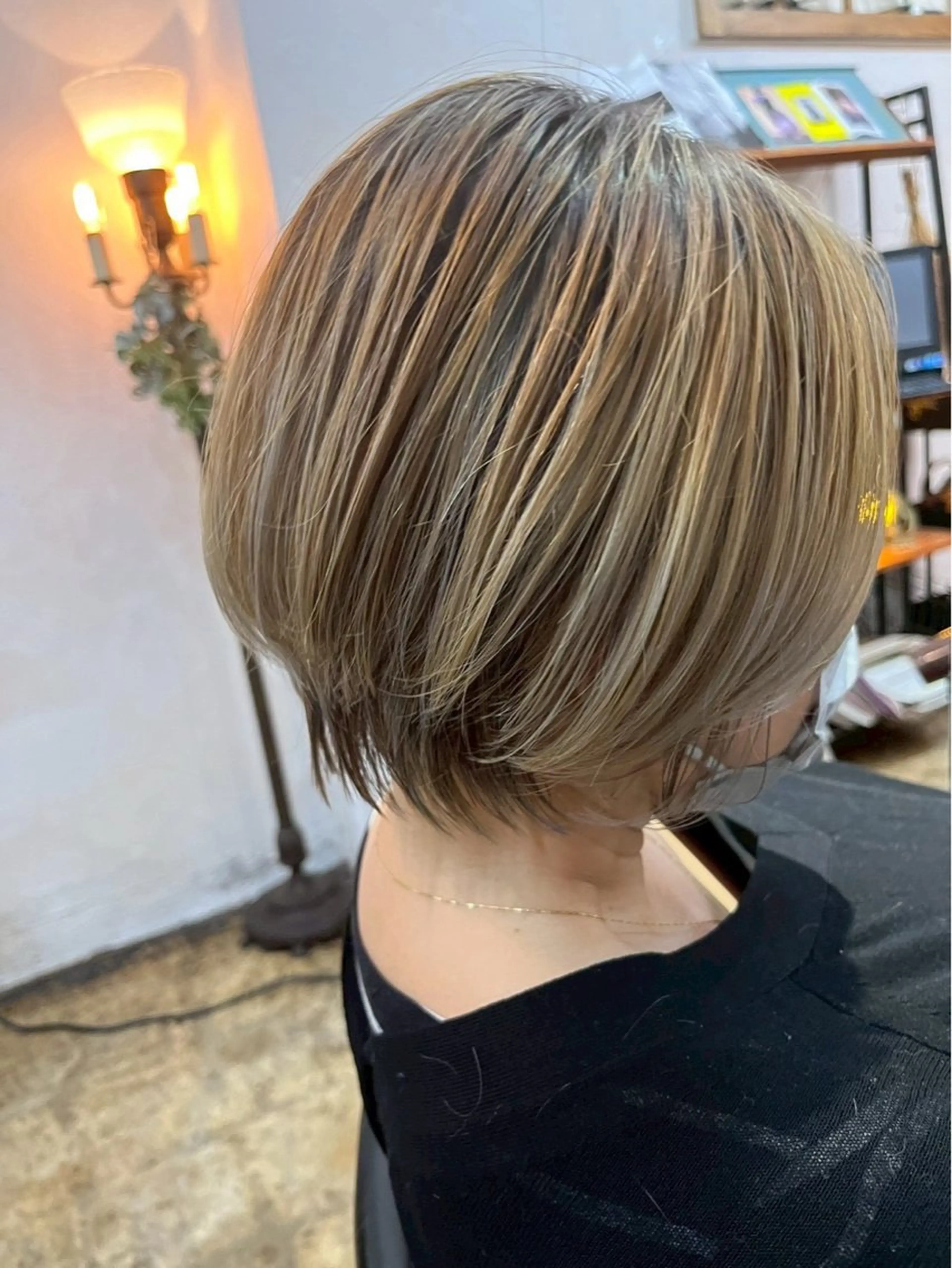 ショート 山口 真里亜のヘアスタイル