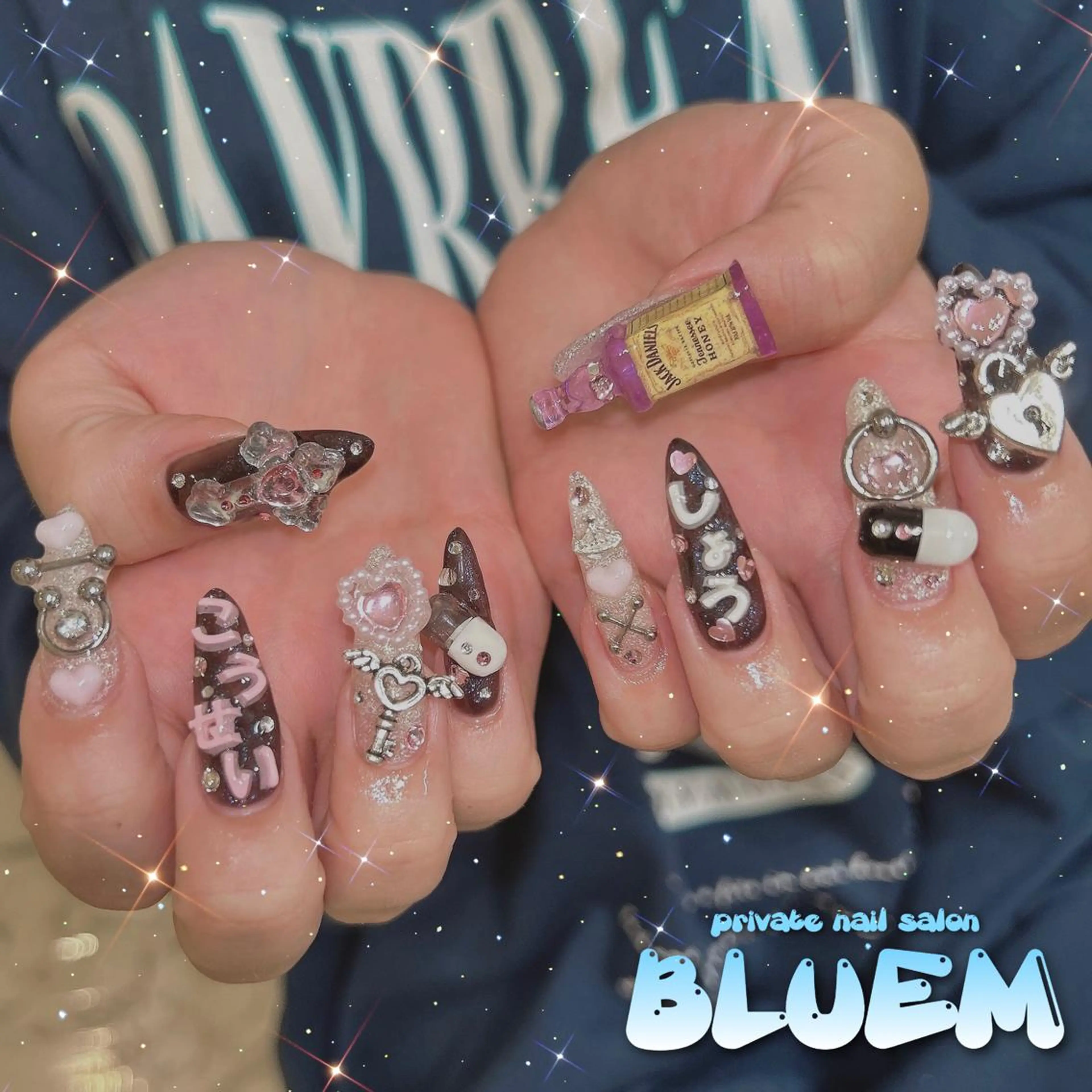 ネイル ハンドネイル BLUEM なな🐶のネイルデザイン