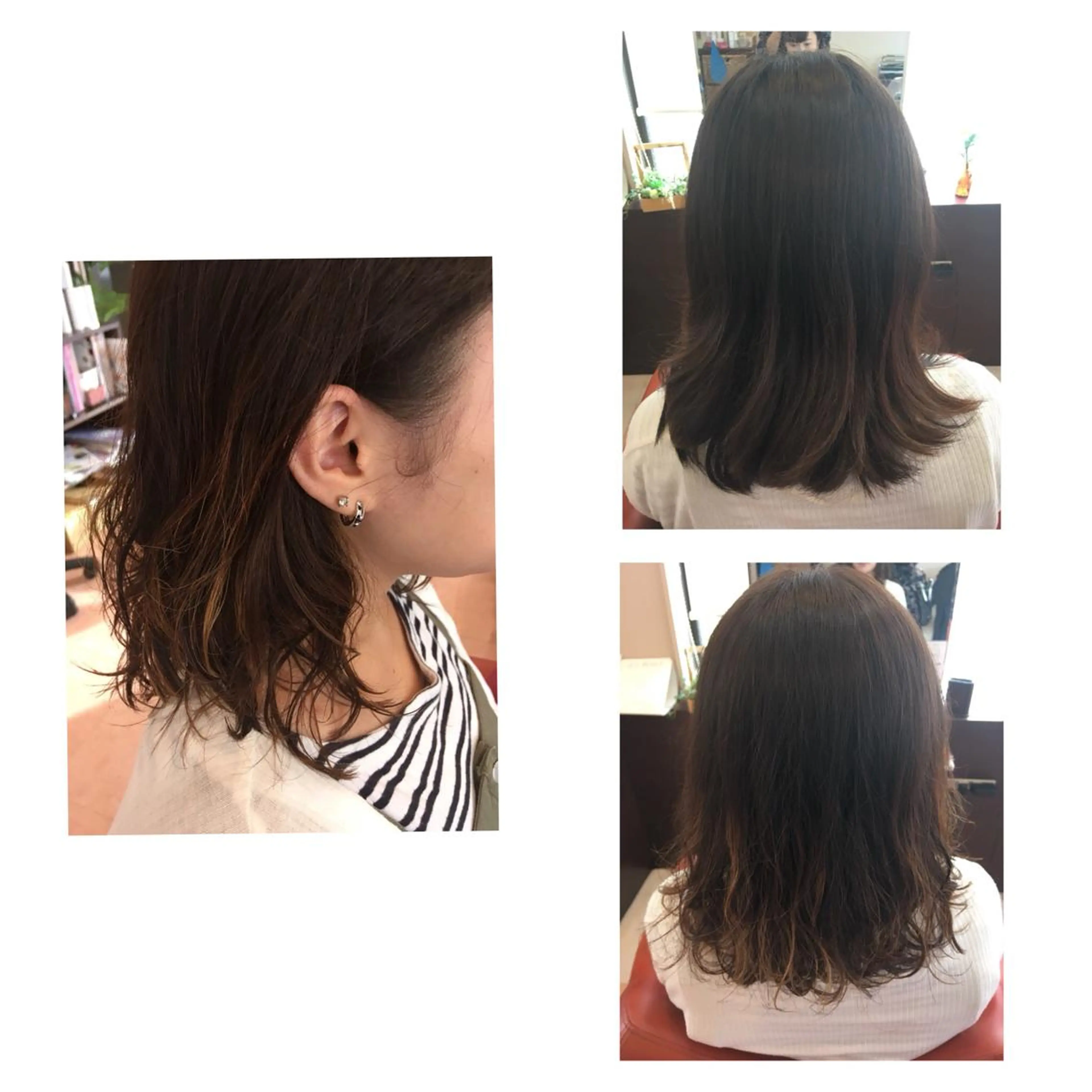 ミディアム やまぐち まりんのヘアスタイル