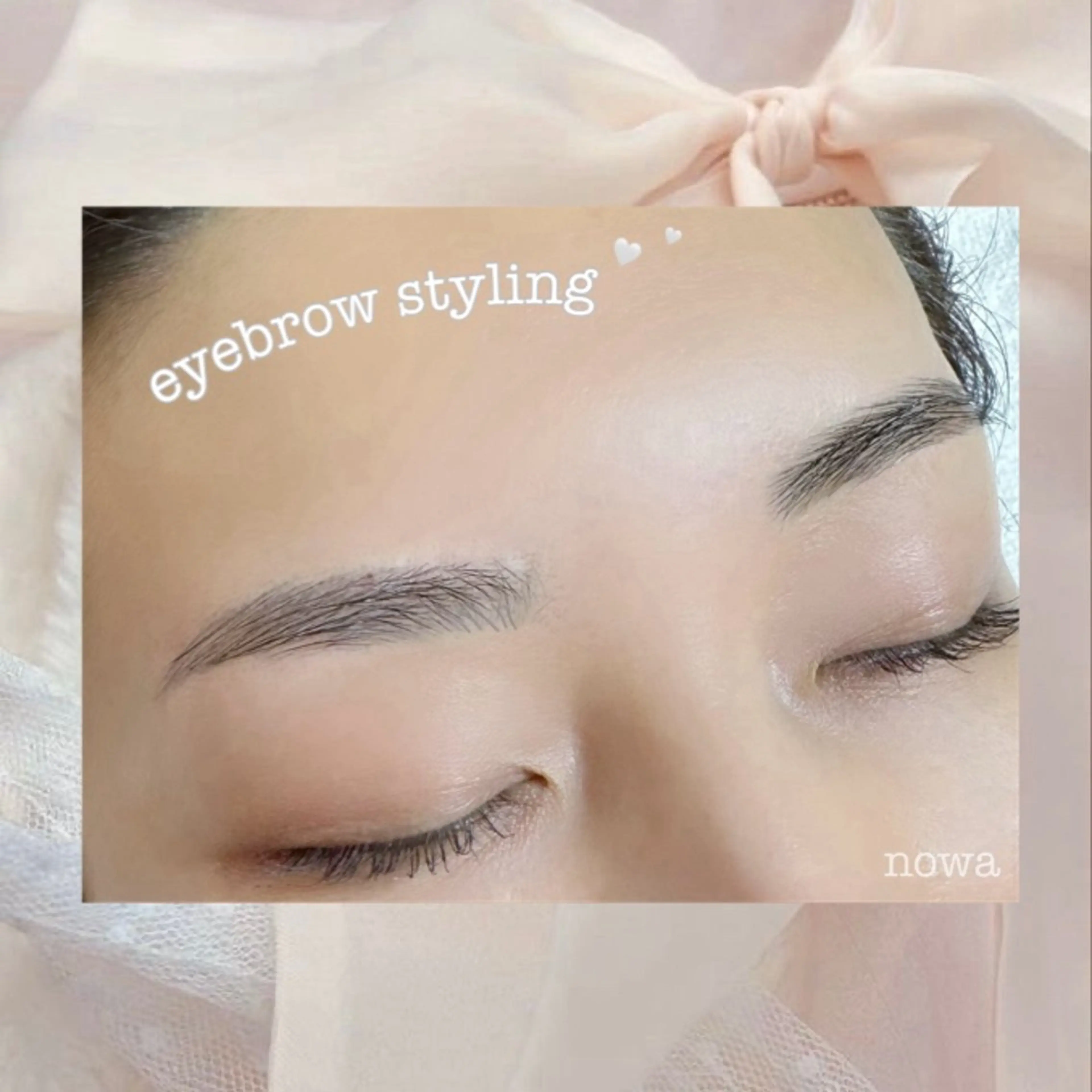 アイブロウ 眉毛ワックス脱毛 nowa所属・《nowa》 mai まつげ/眉毛のマツエク・マツパデザイン