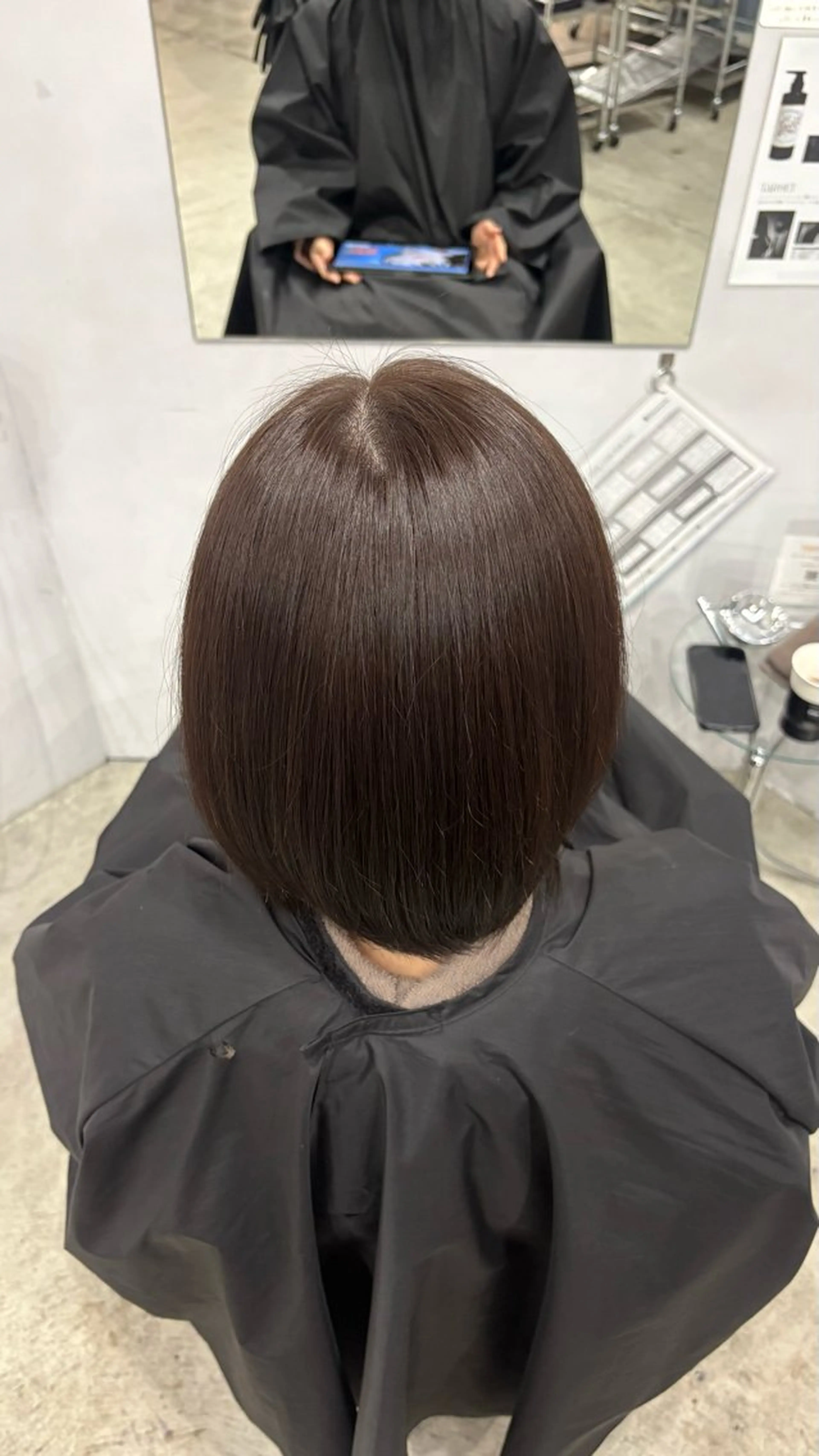 ショート ヘアカラー 艶カラー / あおいのヘアスタイル