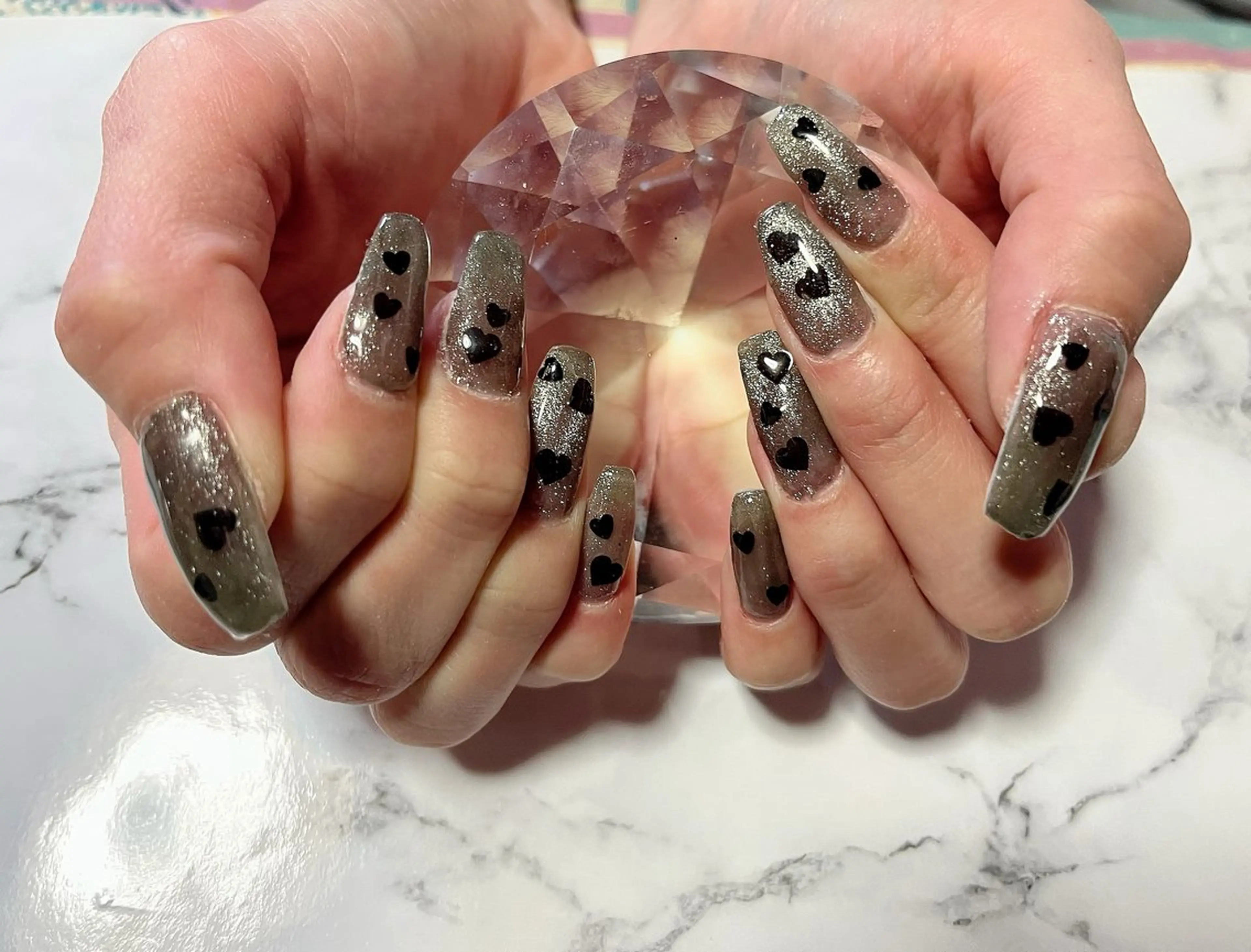 ネイル マグネットネイル ハンドネイル Nail ecxia ／Reikaのネイルデザイン