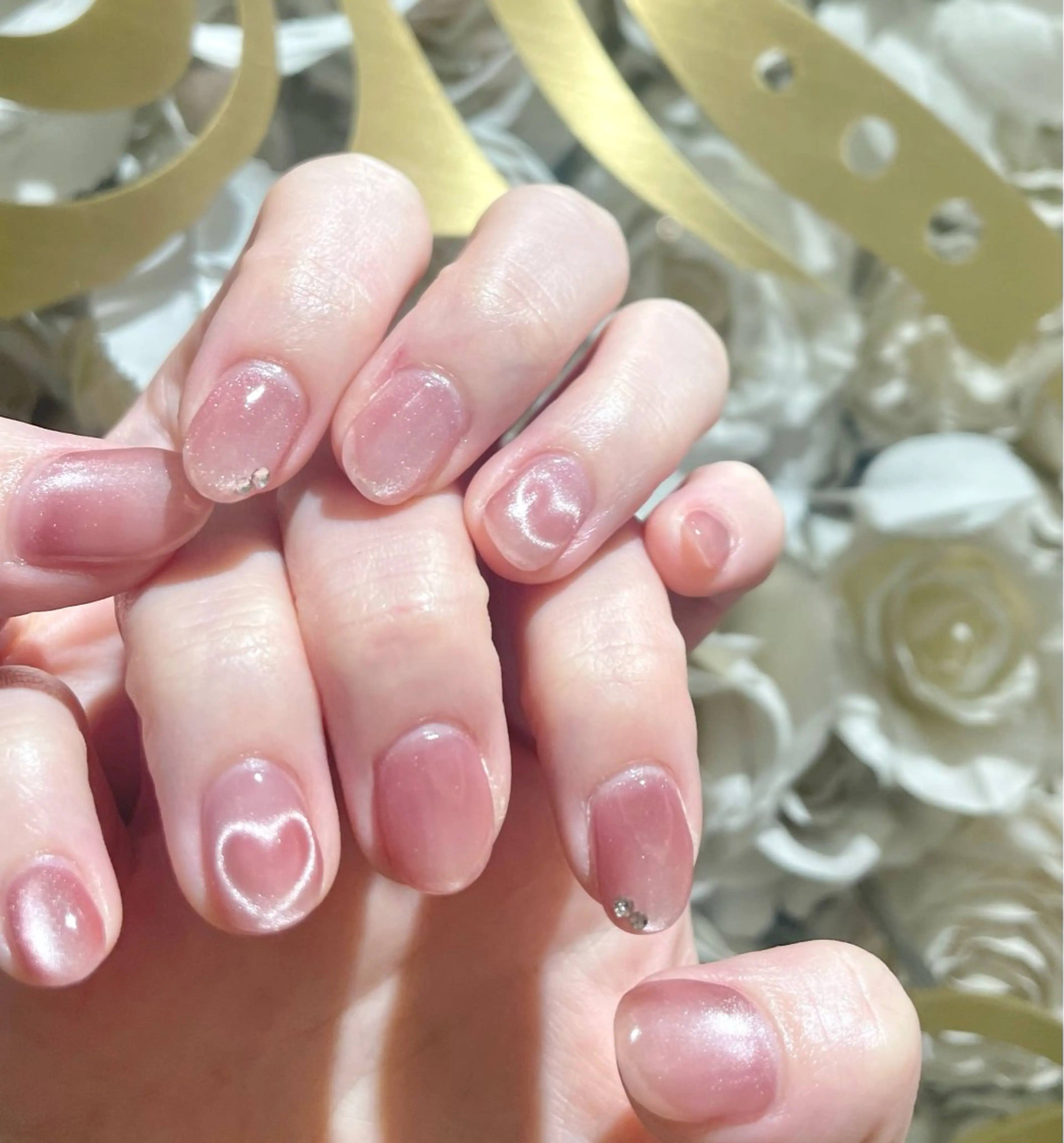 ネイル マグネットネイル PuaMo. JUNA🐇ྀིのネイルデザイン