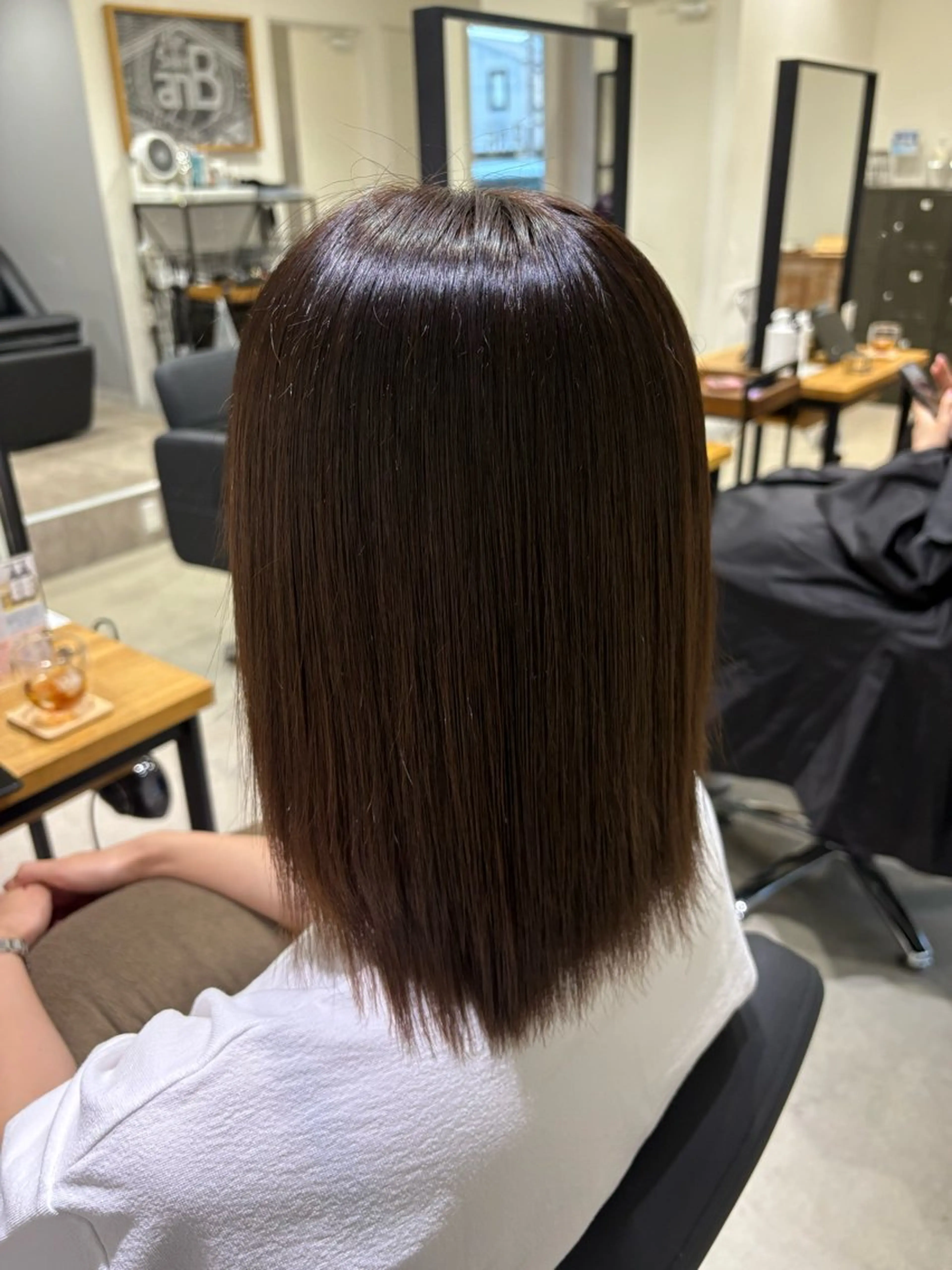 縮毛矯正 anB アオイのヘアスタイル