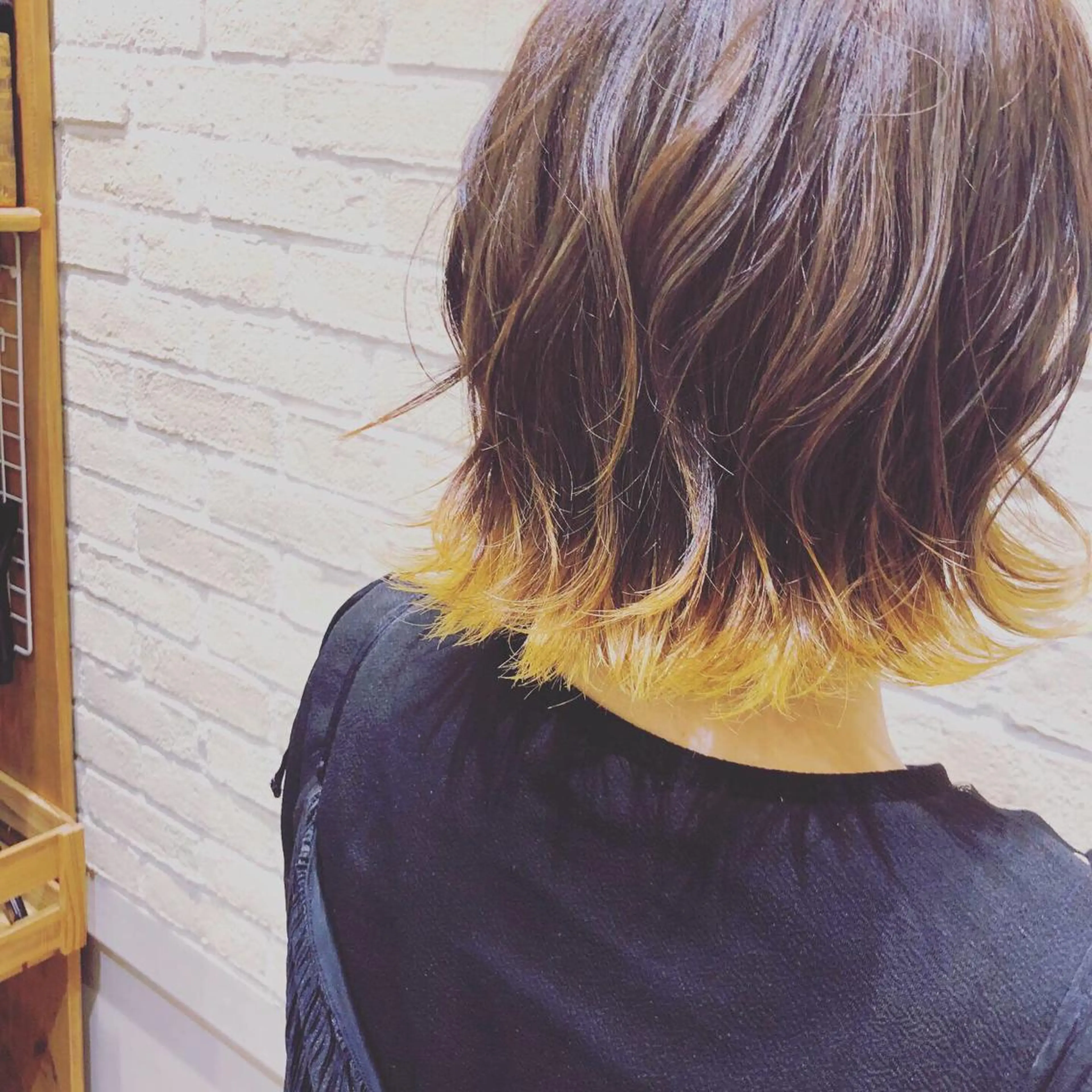 ミディアム カラー 自宅での再現性👌 溝の口/中裕樹のヘアスタイル