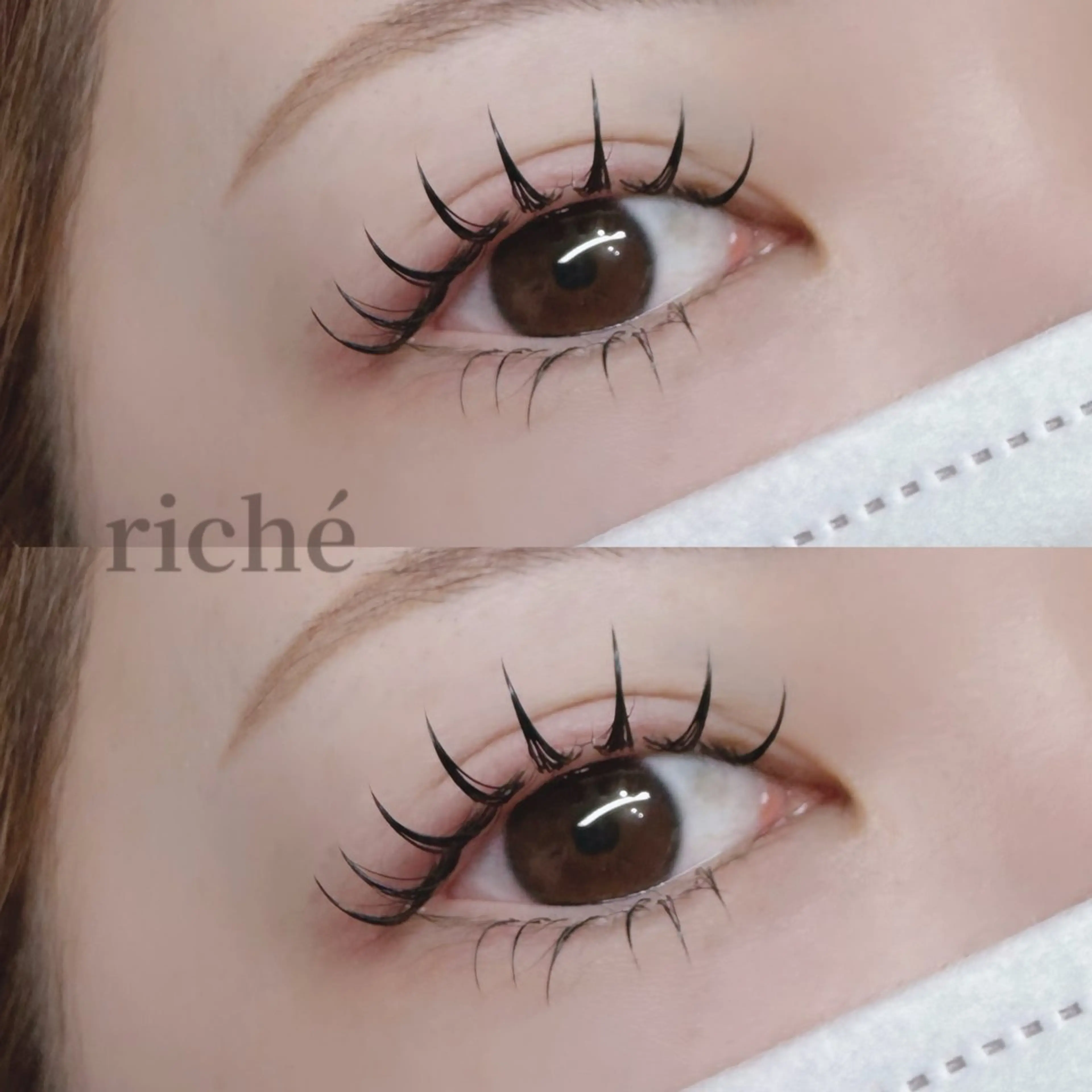 マツエク・マツパ riché eyelashのマツエク・マツパデザイン