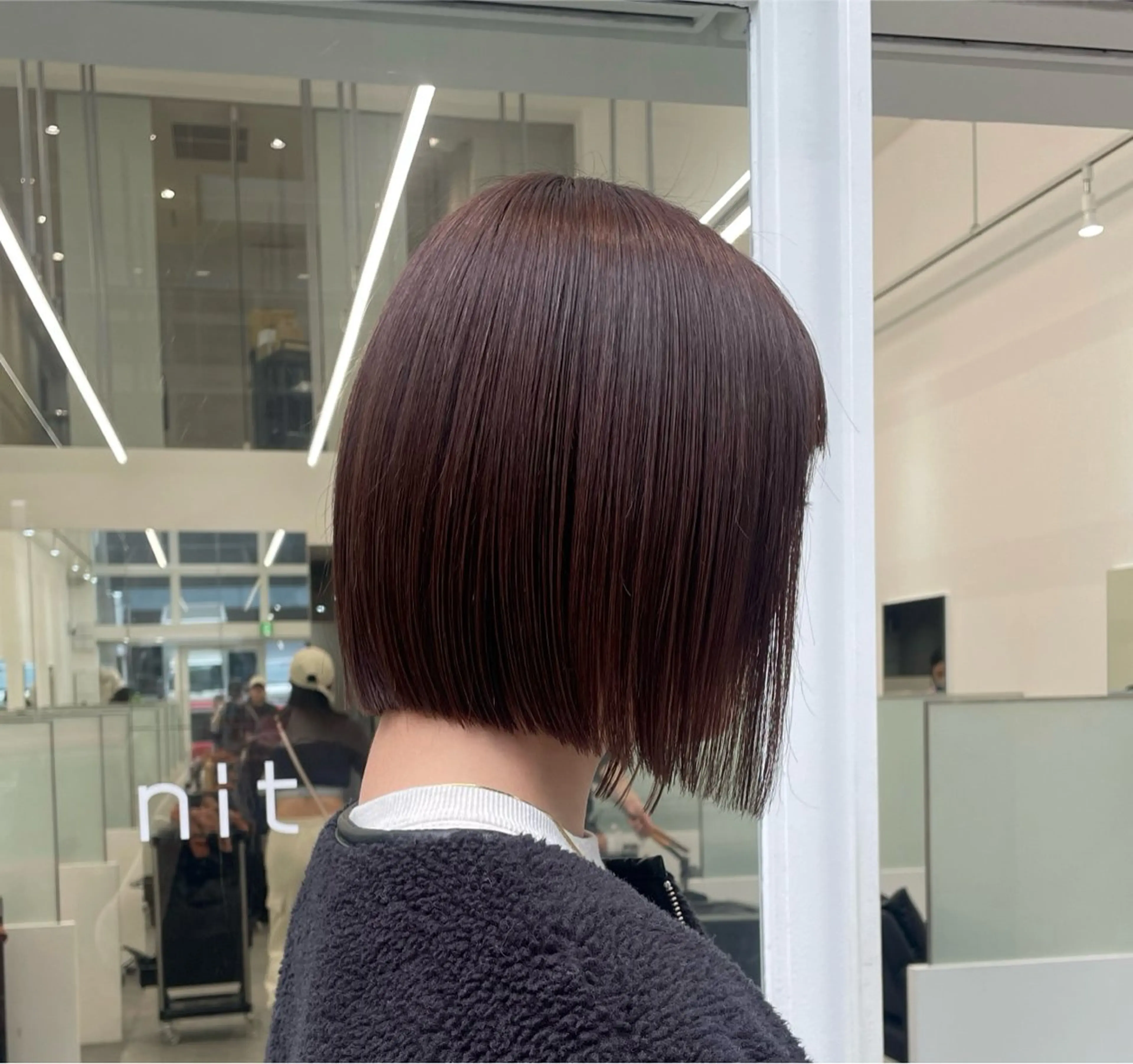 ショート AHNKISM所属・レイヤーカット💎 髪質改善のヘアスタイル