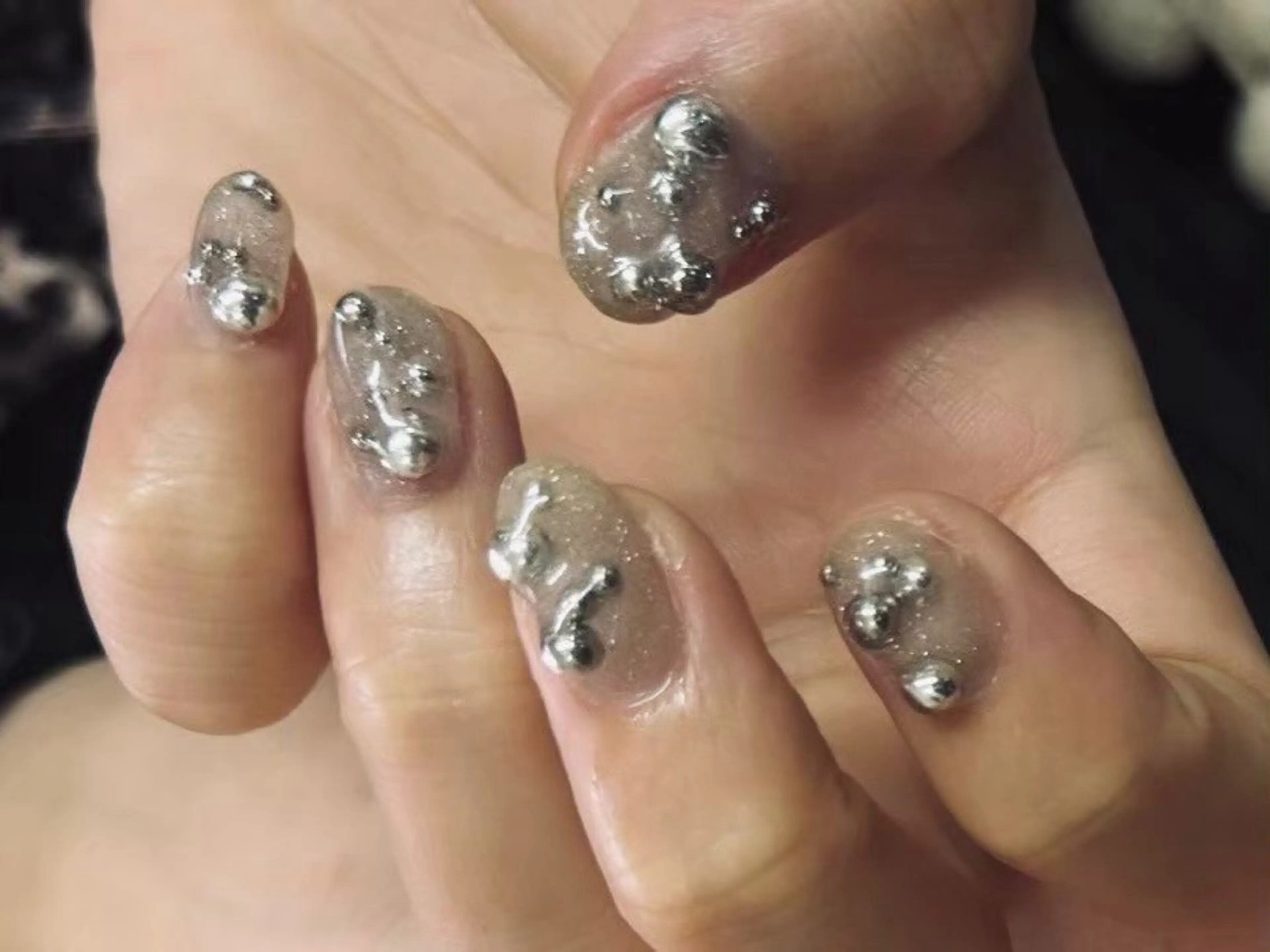 ネイル ハンドネイル フットネイル nano/きもかわ nail🐬🫧のネイルデザイン