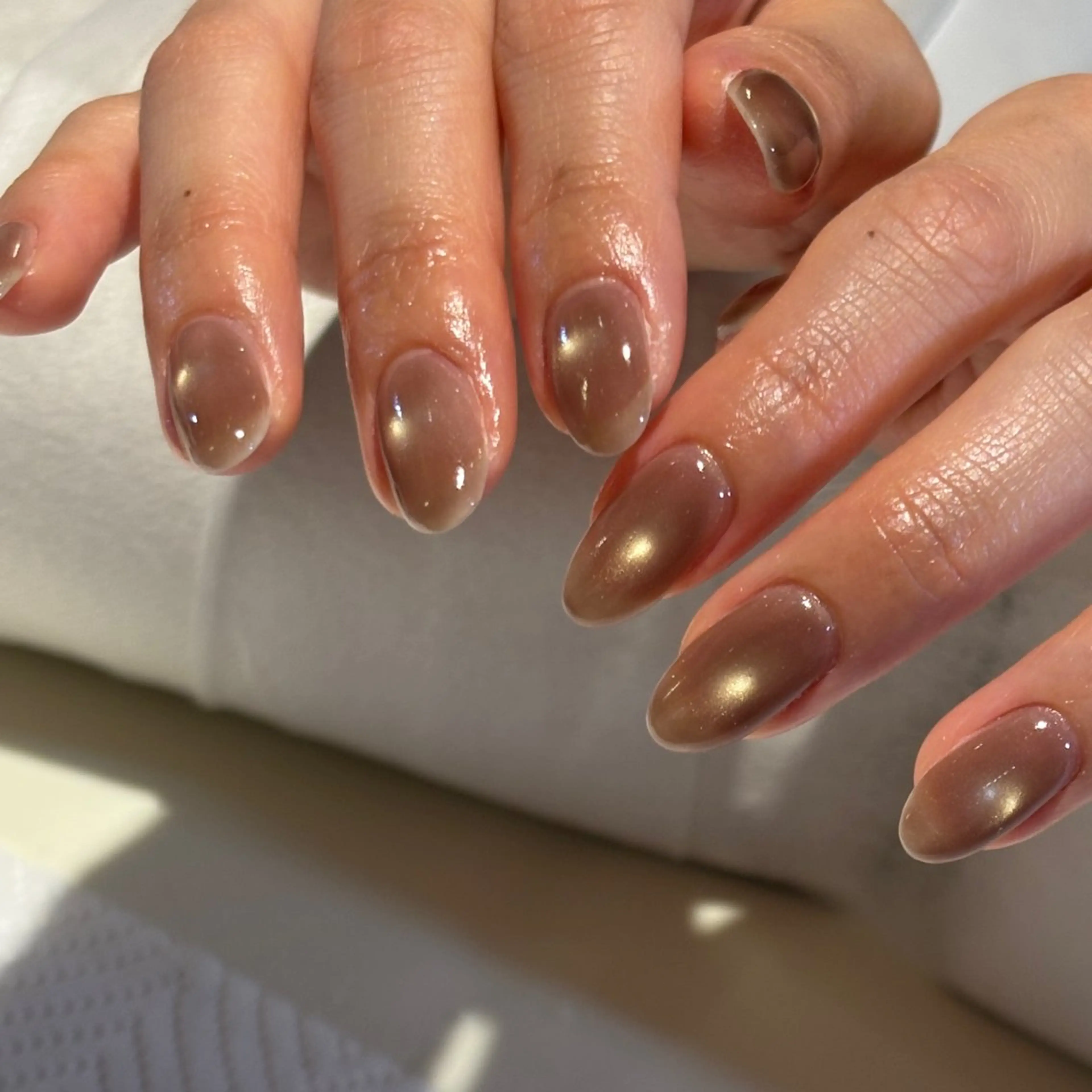 ネイル マグネットネイル ハンドネイル モデル募集🍑渋谷 Nanamiのネイルデザイン