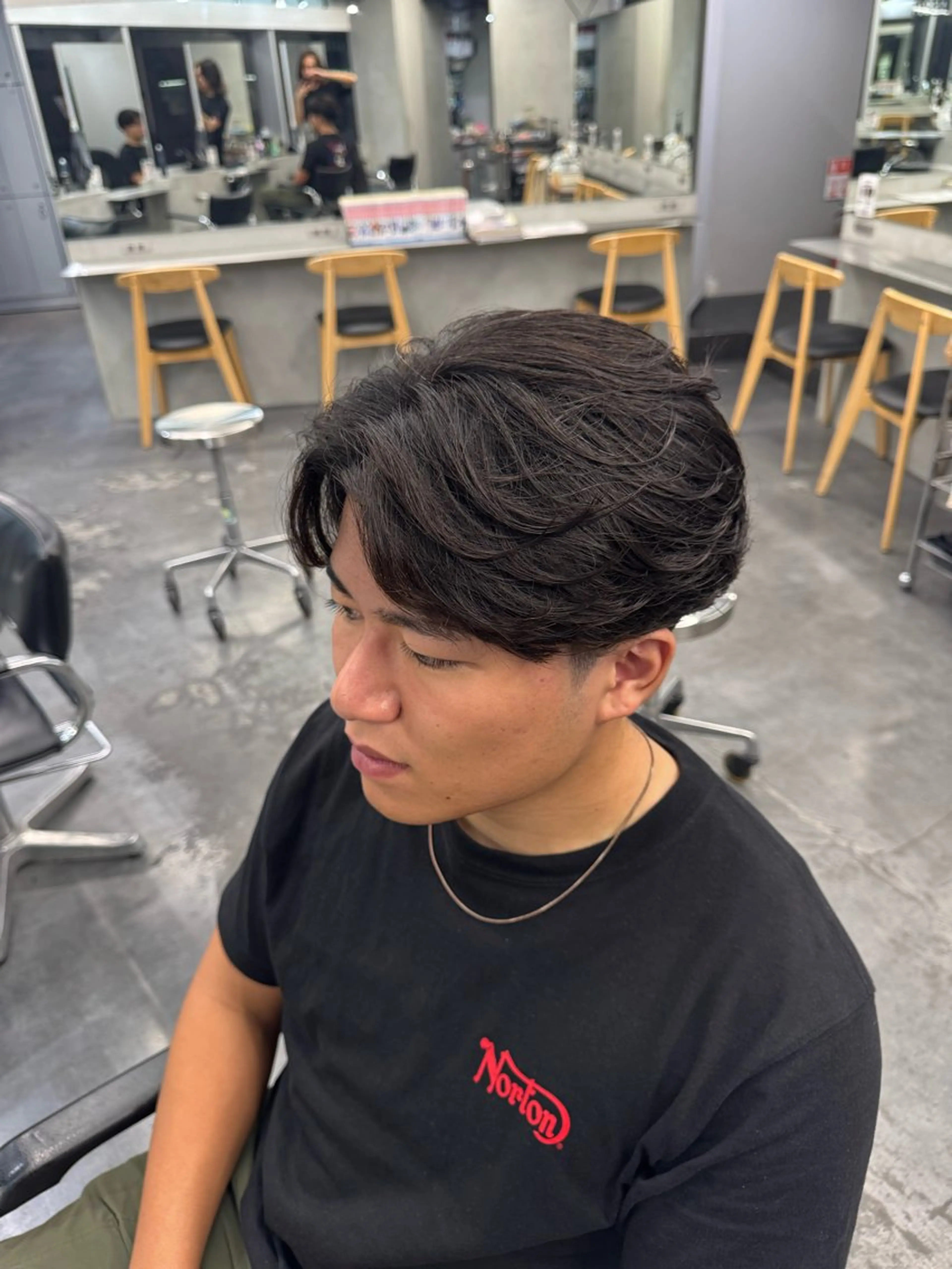 パーマ メンズ fifth 丸山太誠のヘアスタイル