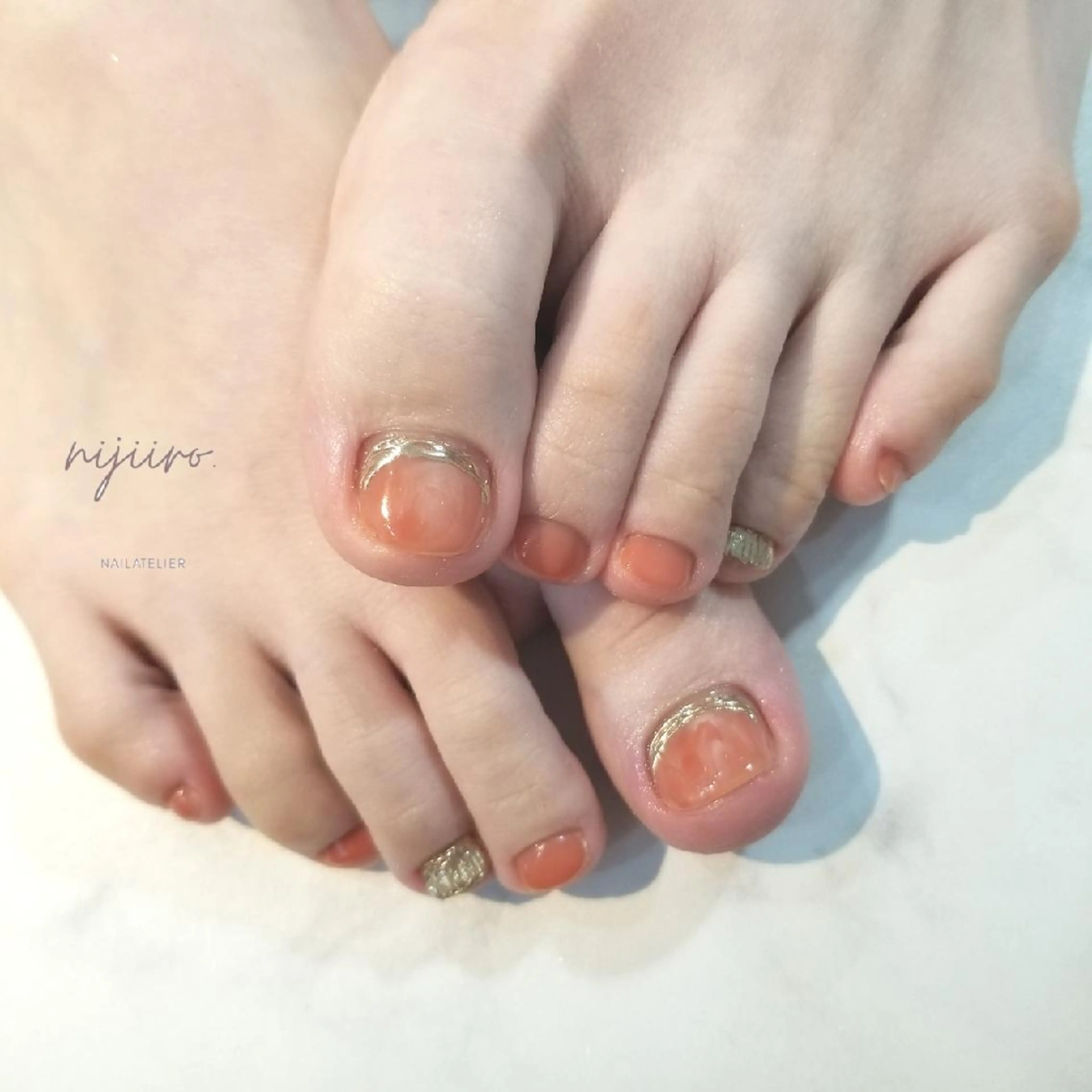 ネイル フットネイル nijiiro🌈 サトウのネイルデザイン