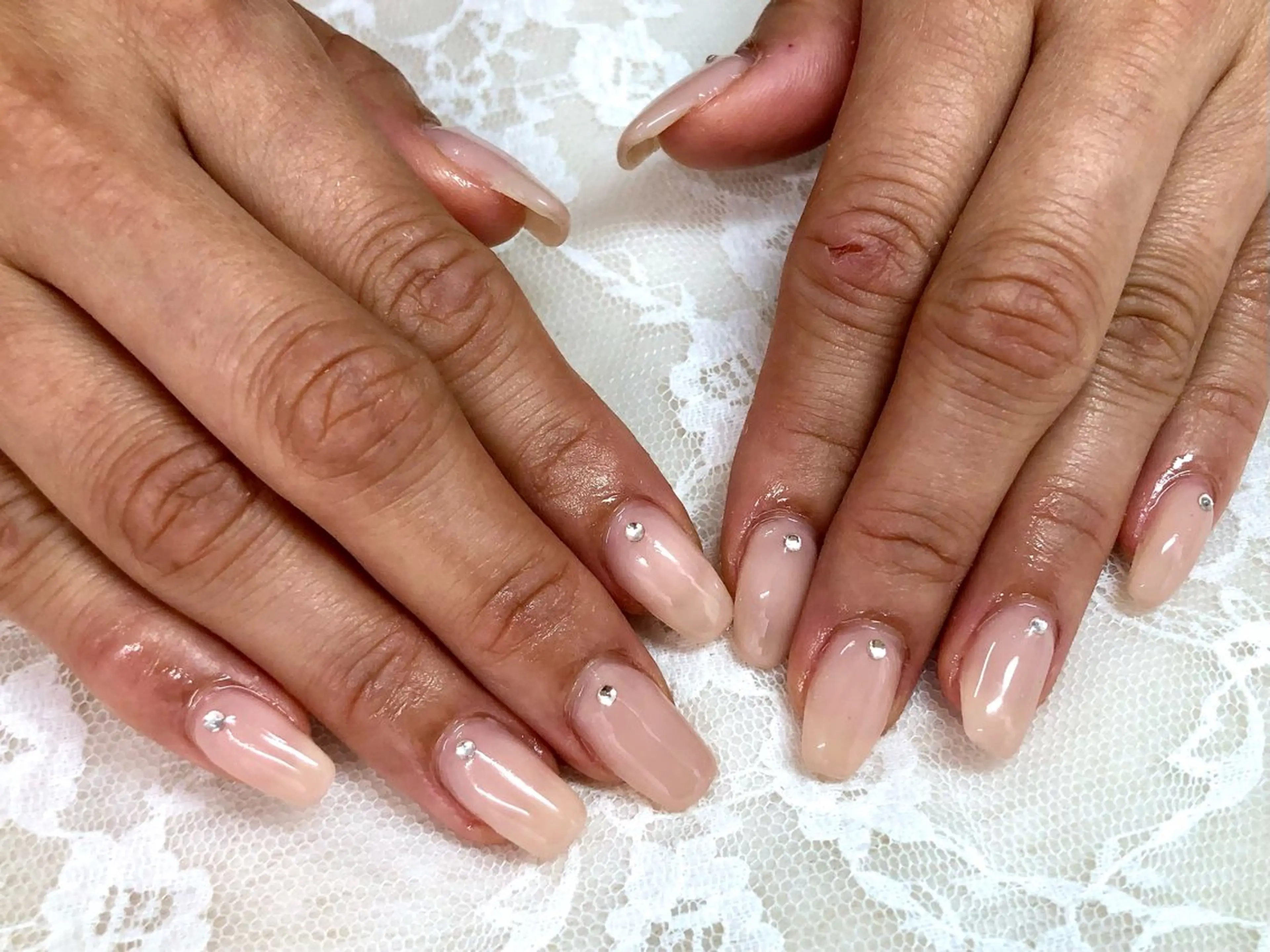 ネイル ワンカラーネイル シンプルネイル ハンドネイル ハンドケア 心斎橋Salon Epokkuのネイルデザイン