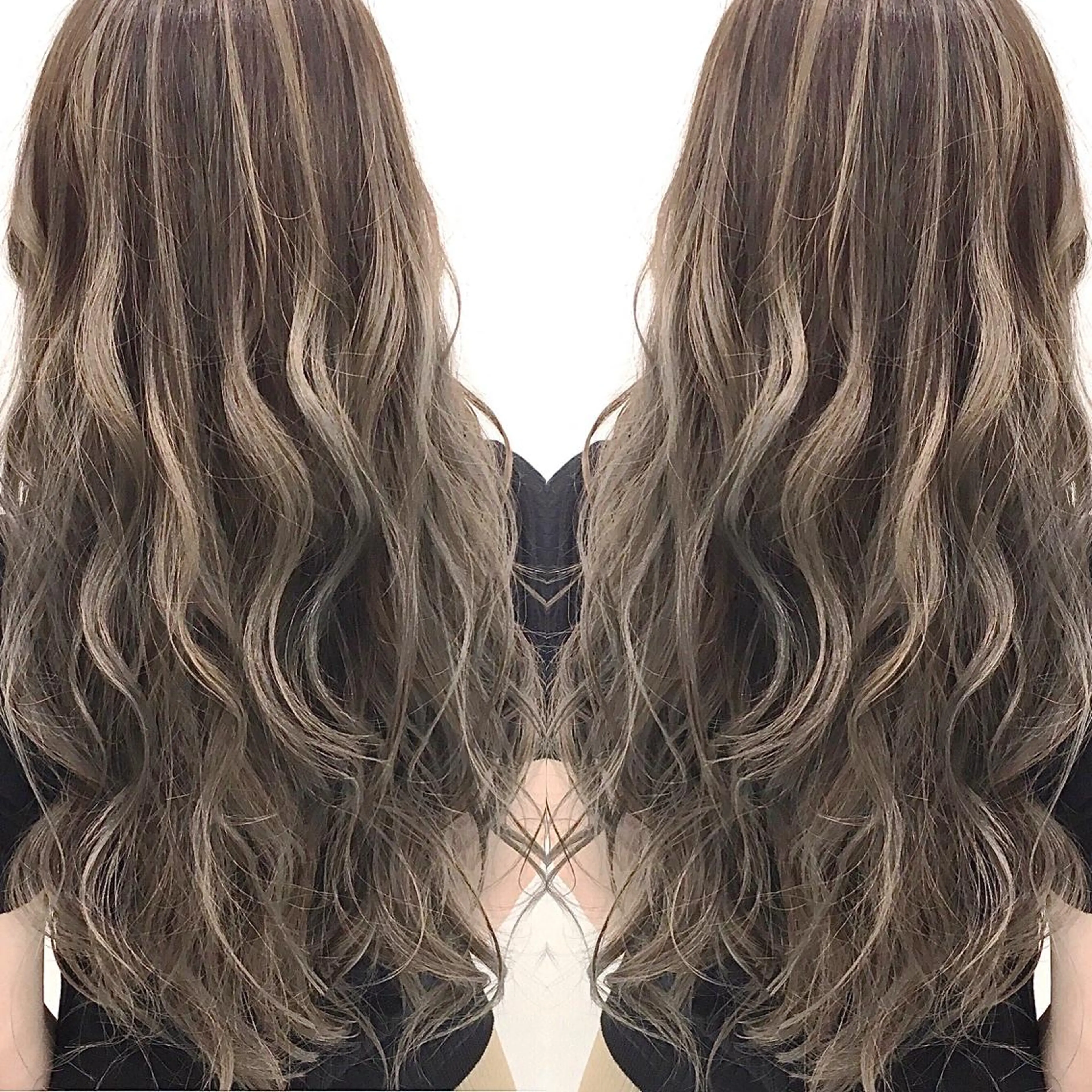 ロング カラー ハイライトカラー ハイライト ✨ハイトーン✨ 濱田知孝のヘアスタイル