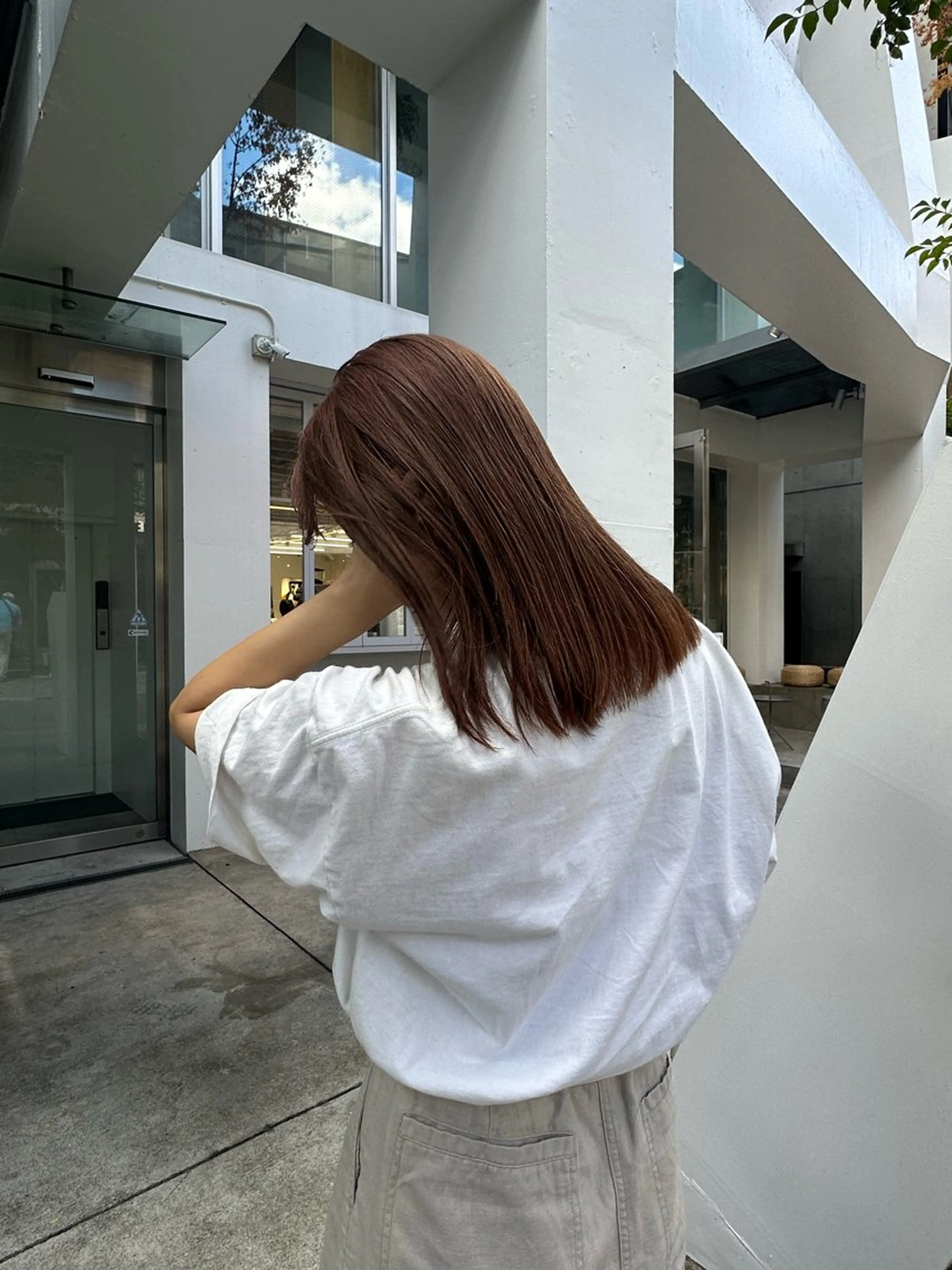 ミディアム カラー 透明感カラー 赤み消し×透明感 /🌙suwa🌙のヘアスタイル