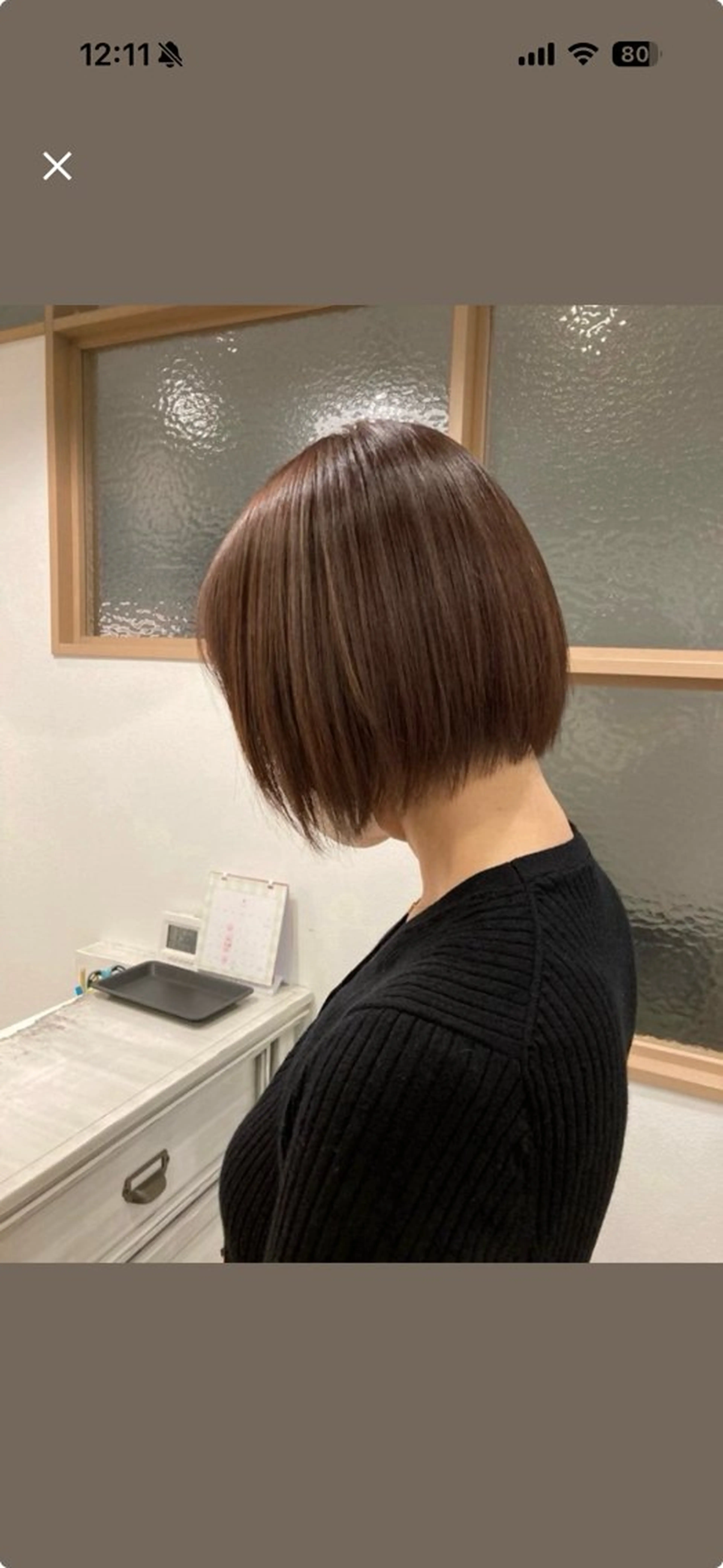 「平日限定」白髪染めリタッチカラーモデルの写真