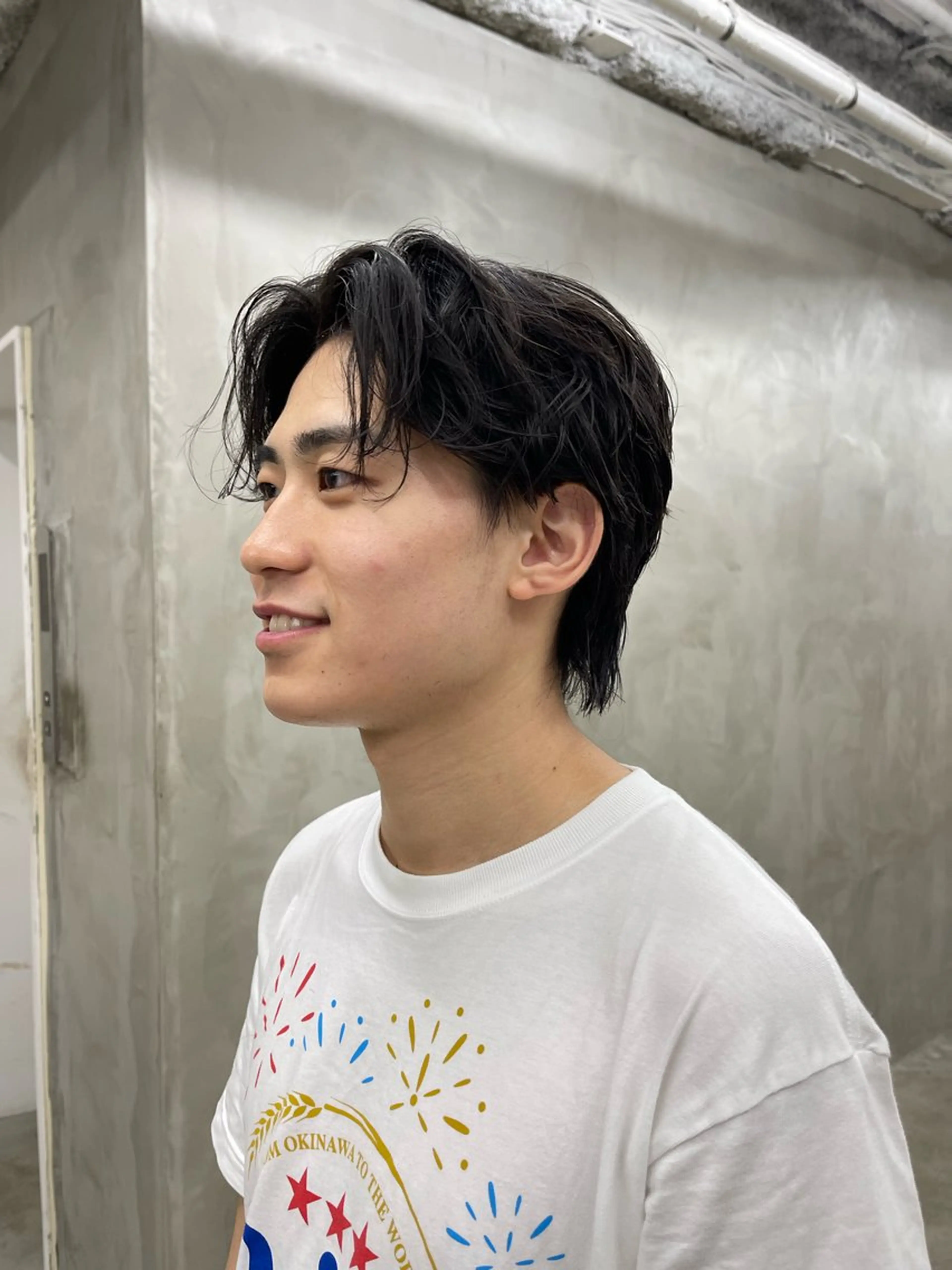 メンズ メンズカット パーマ[佐橋]のヘアスタイル