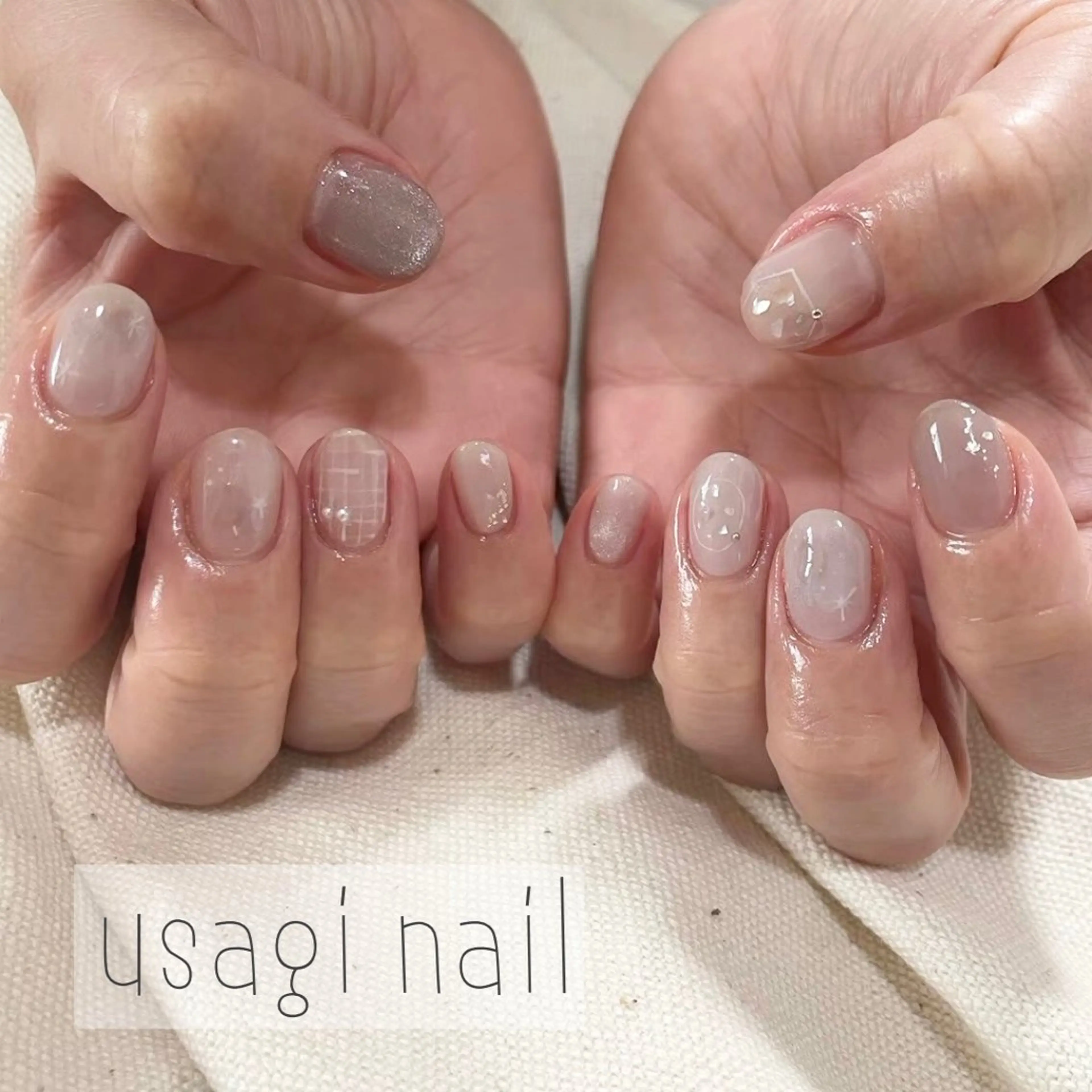ネイル ハンドネイル usagi nailのネイルデザイン