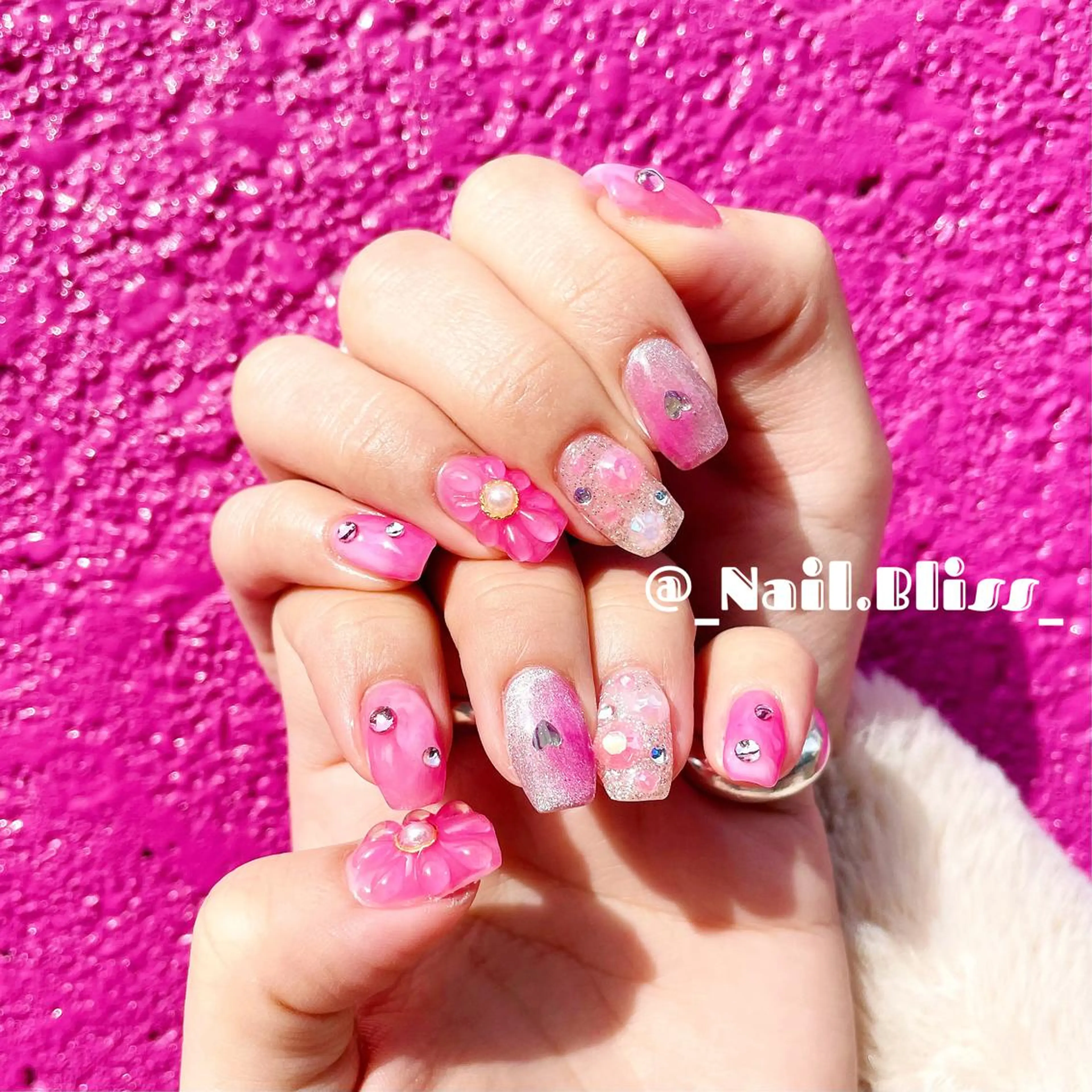 ネイル 春ネイル ハンドネイル NAIL BLISSのネイルデザイン