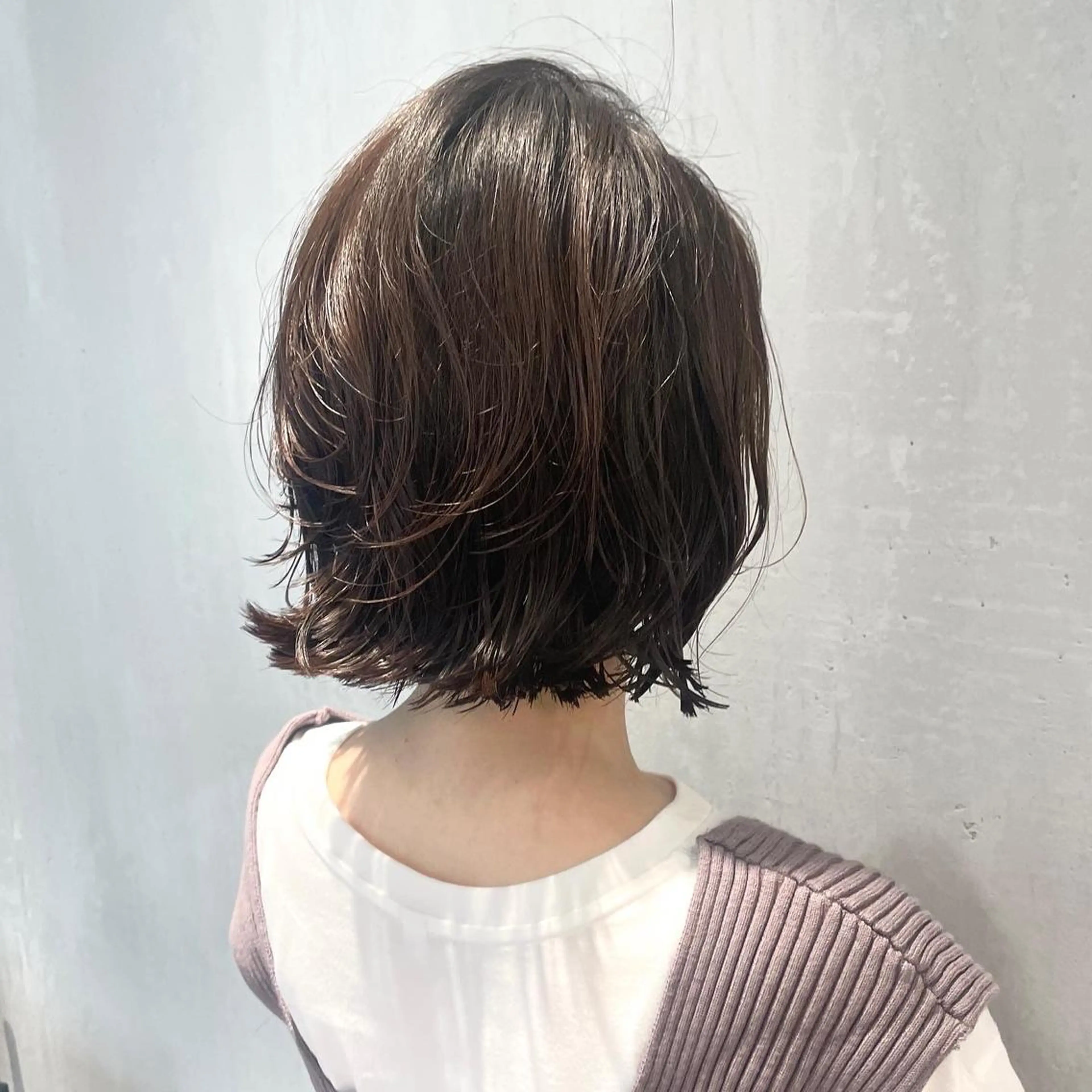 ミディアム カラー ハイライトカラー ハイトーンカラー 卒業式のヘアスタイル ハイライト カット ヘアカラー トリートメント matka白髪ぼかし 大人ヘア/KEIKOのヘアスタイル