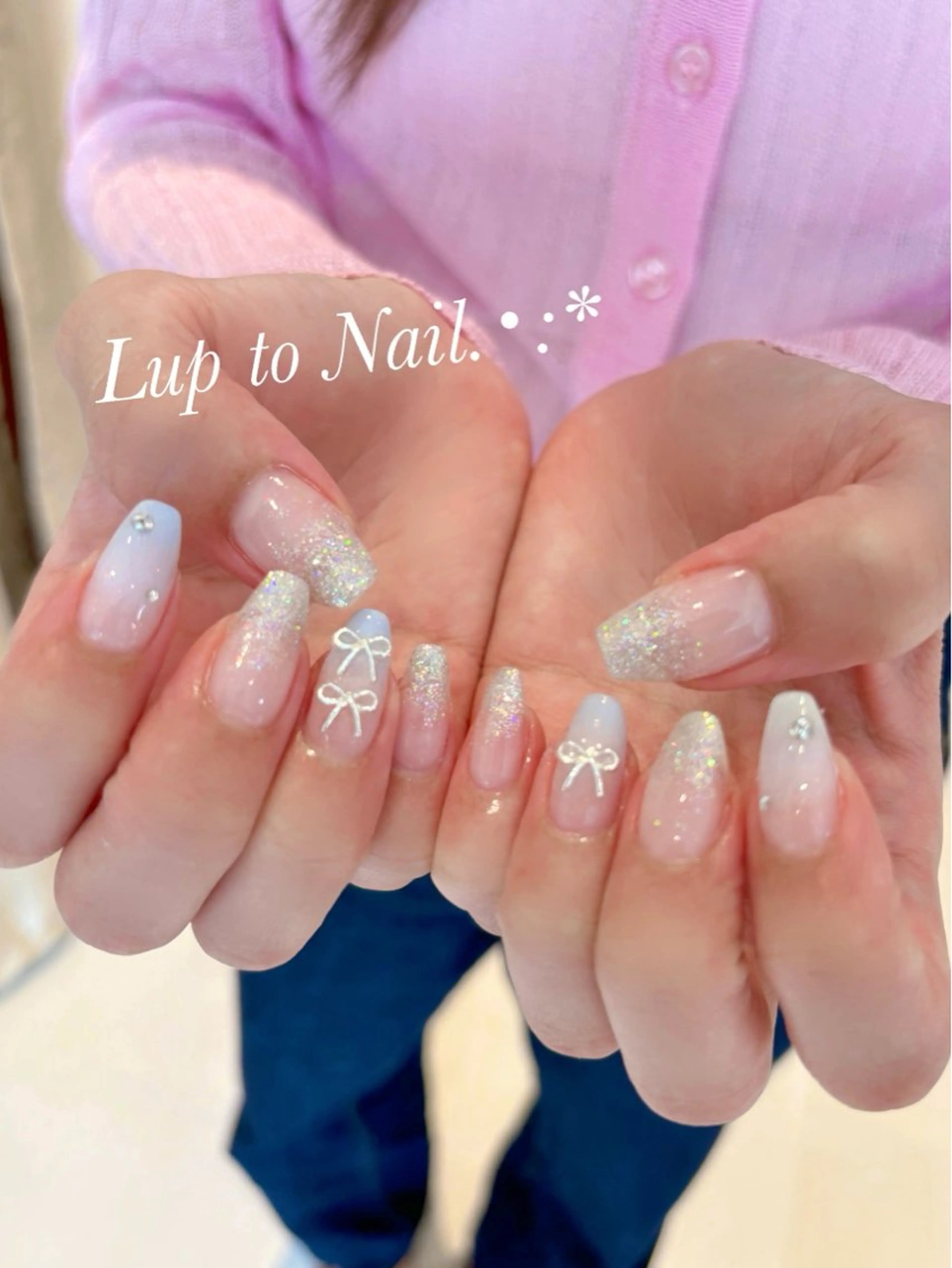 ネイル 春ネイル Lupto　Nail 【リップトゥネイル】のネイルデザイン
