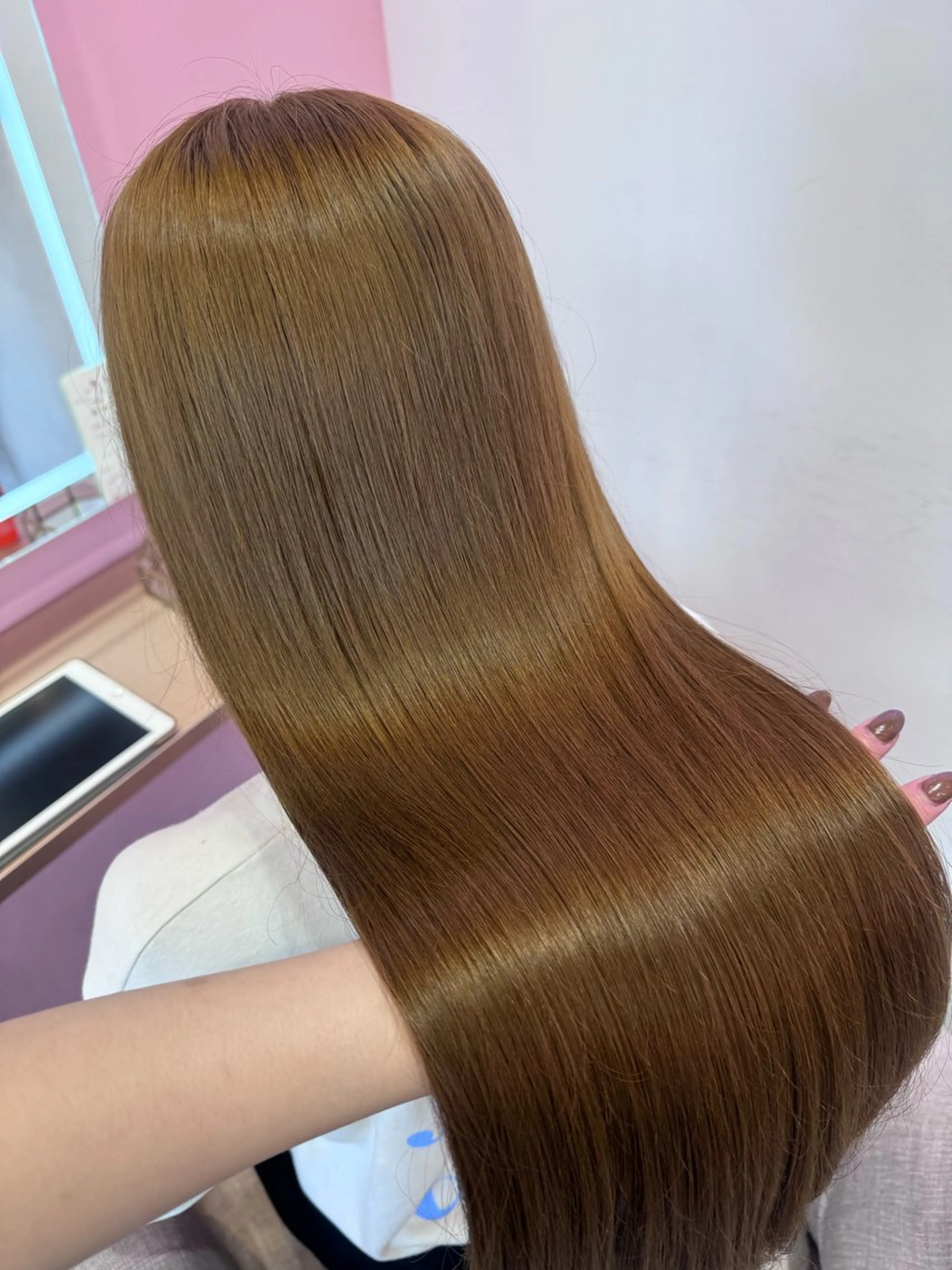 ロング ヘアカラー wixymimi　hair salon所属・艶カラー✨レイヤー 𝐚𝐲𝐚𝐤𝐚のヘアスタイル