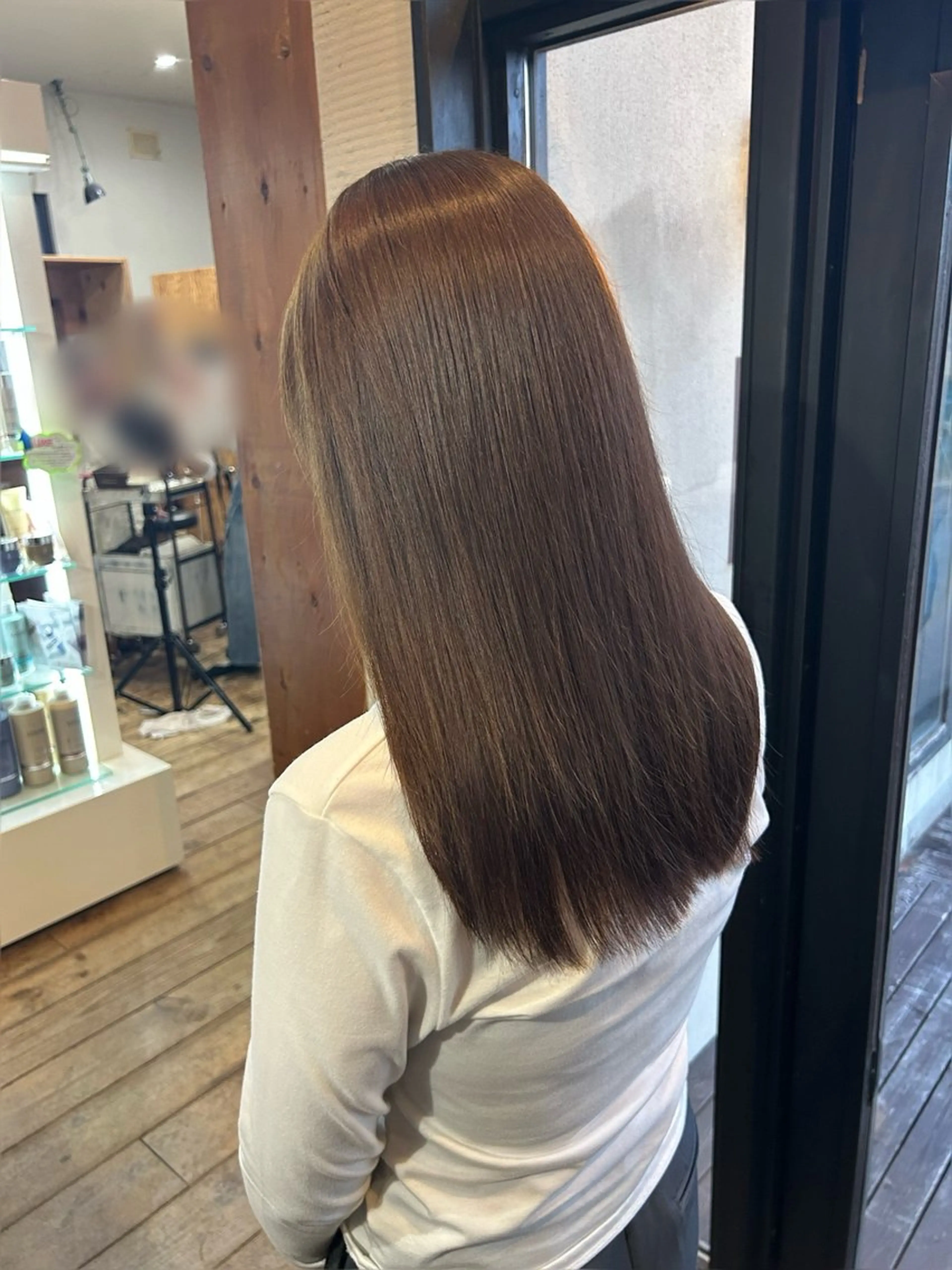 セミロング カラー 渡辺 洸揮のヘアスタイル