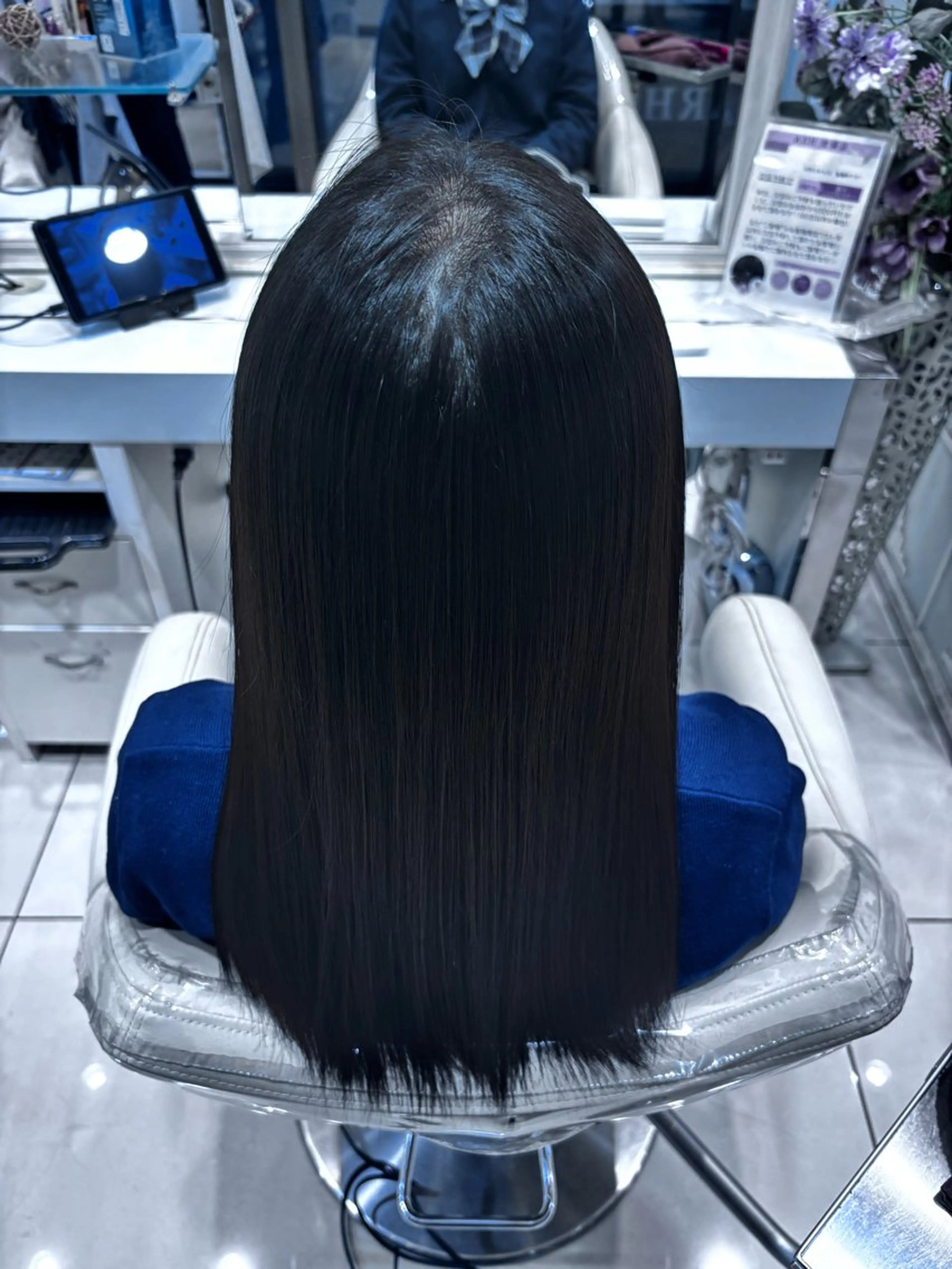 ロング 縮毛矯正 艶髪 /ダメージレス 縮毛矯正 / くうのヘアスタイル