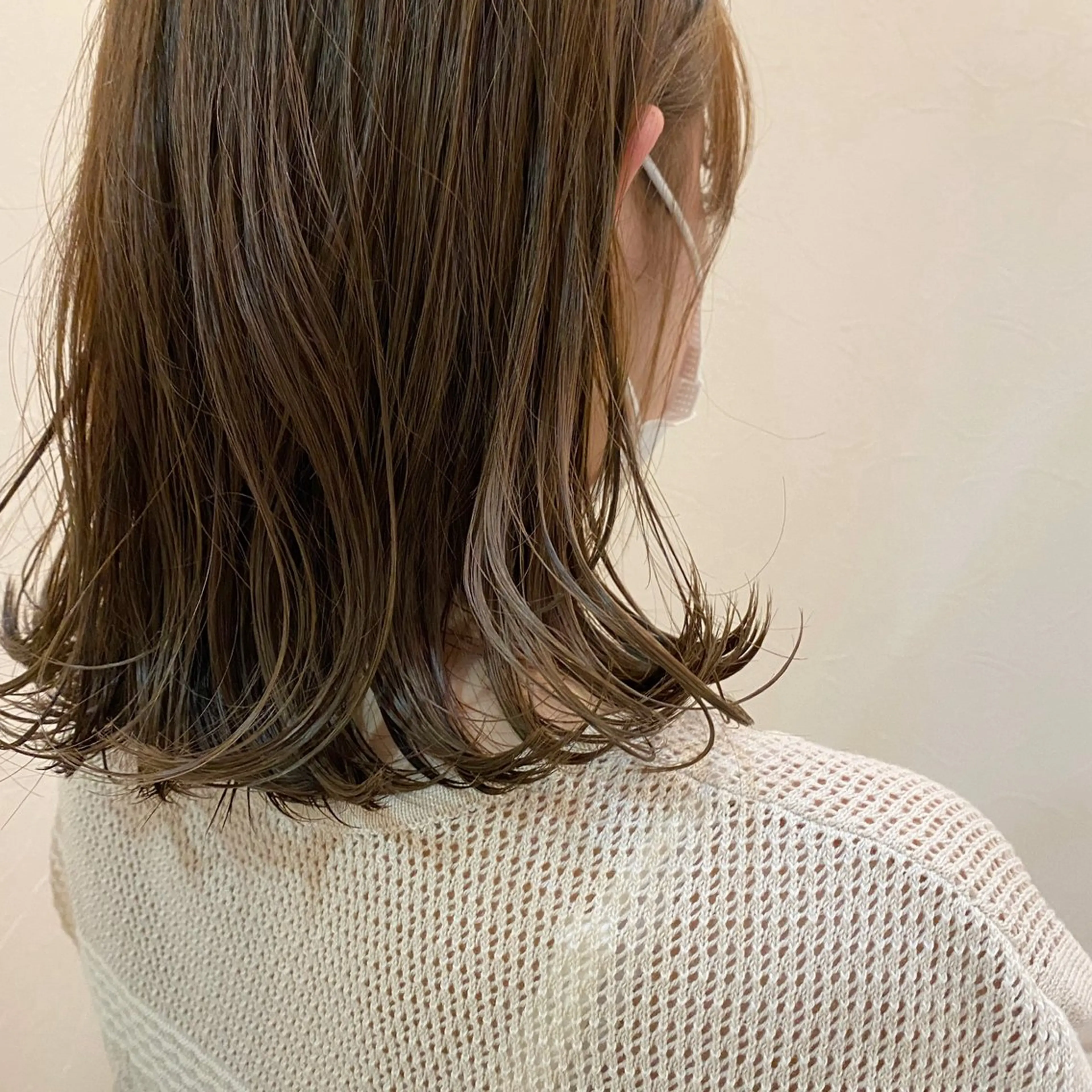 ミディアム カラー en,ボブ/レイヤー パーマ/透明感カラーのヘアスタイル