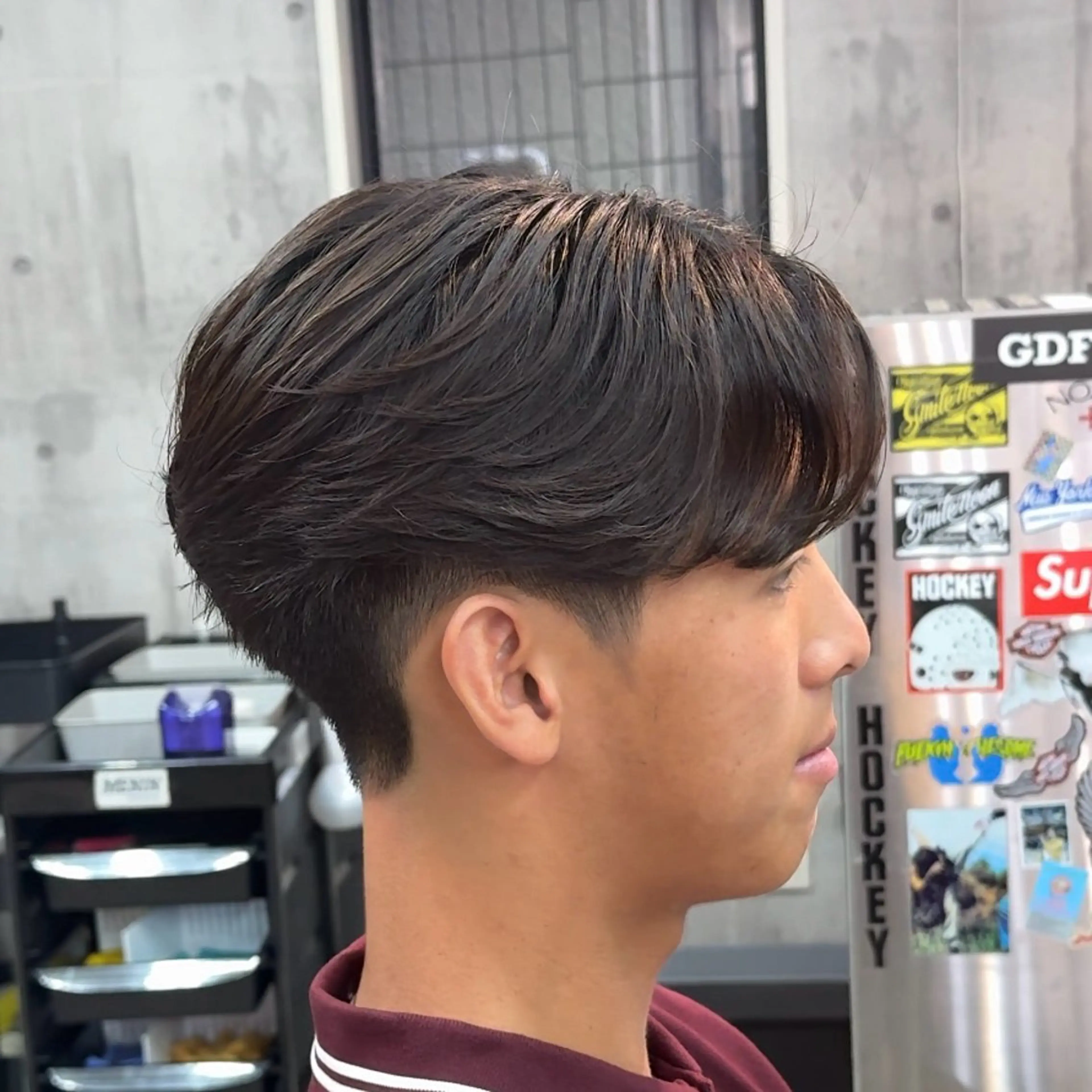 ショート パーマ ヘアアレンジ メンズ MENIN メンズ サロン 望月 涼太のヘアスタイル